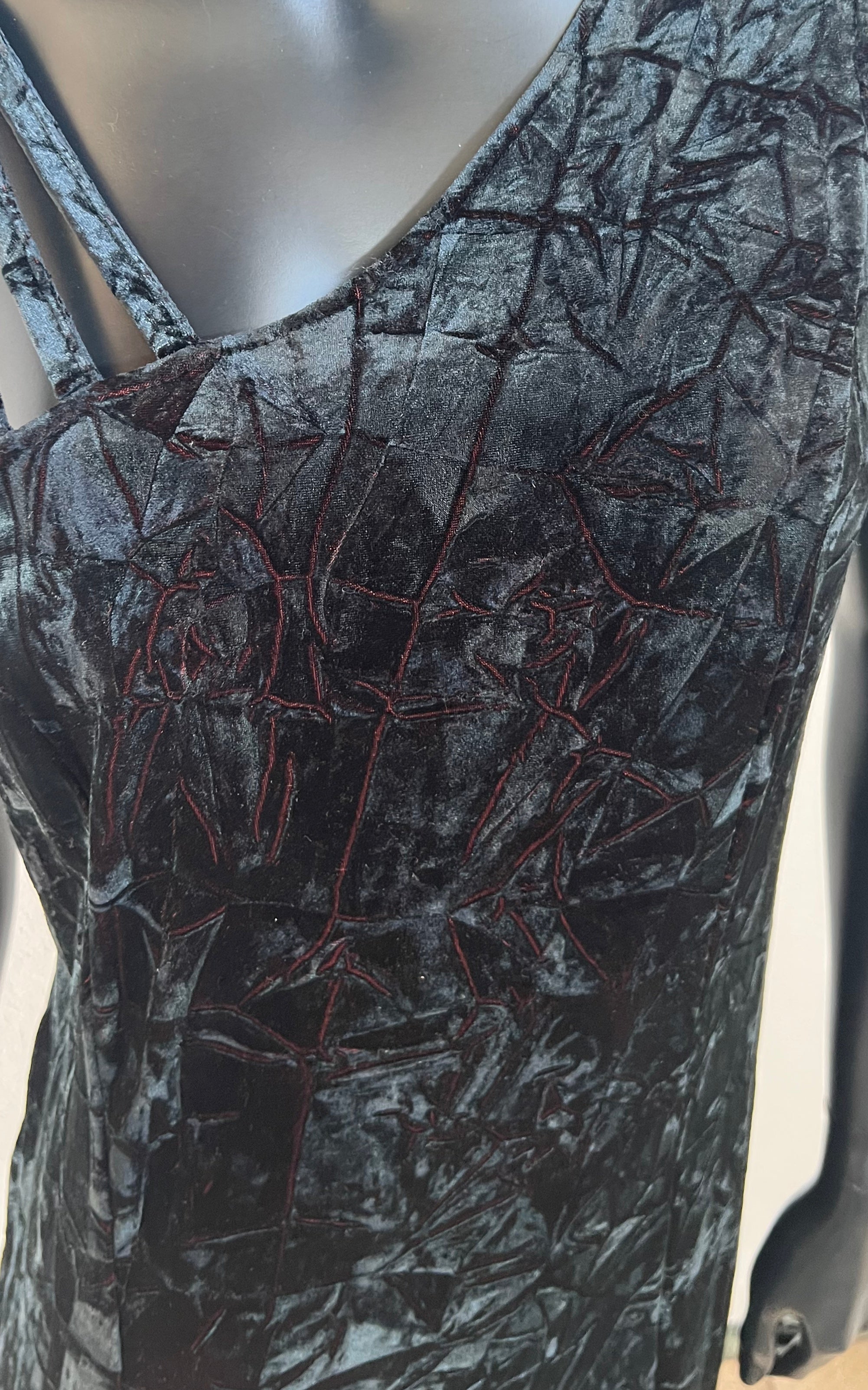 Vintage Y2K Velvet Dress