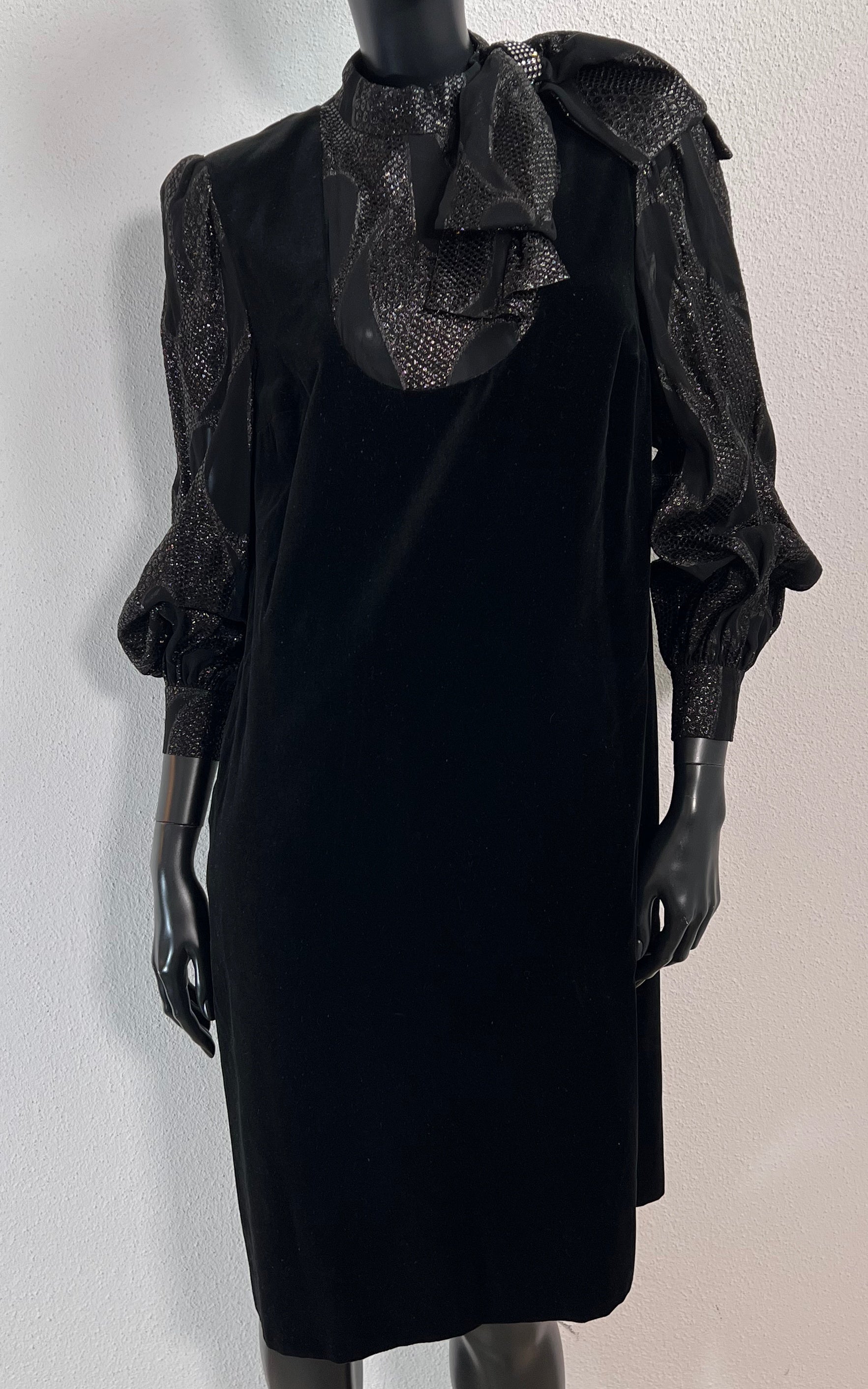 Vintage Pierre Cardin Boutique Velvet Dress