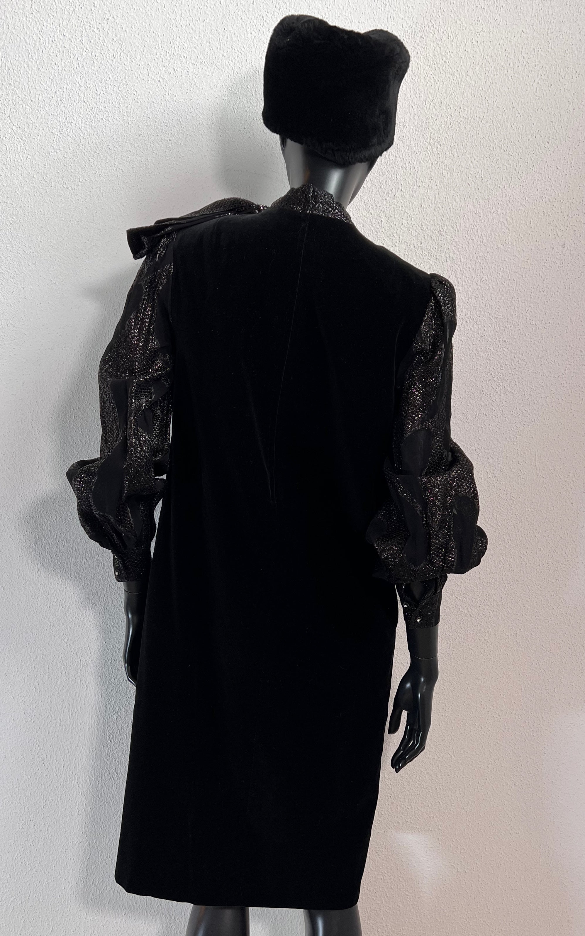 Vintage Pierre Cardin Boutique Velvet Dress