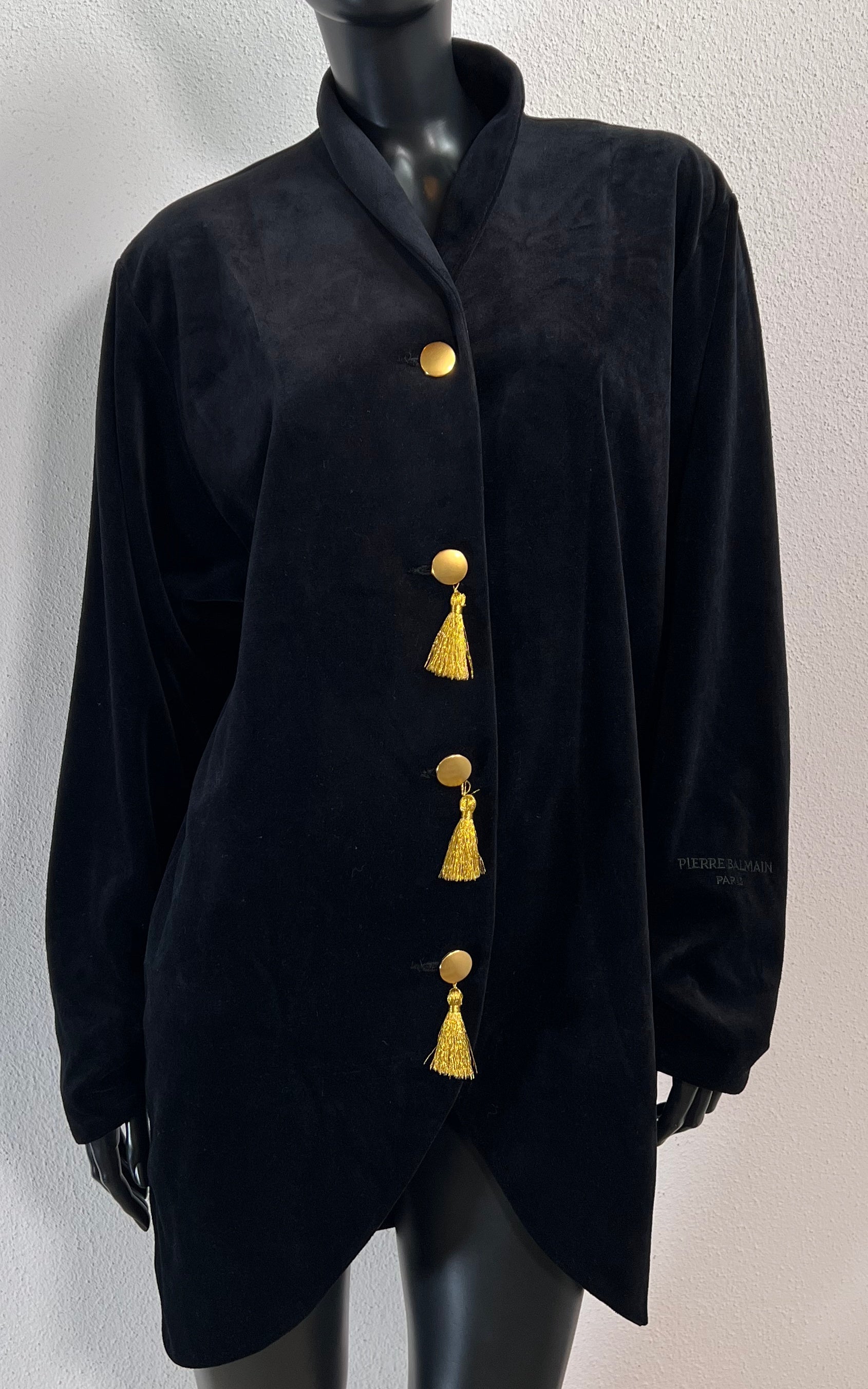 Vintage Balmain Velvet Coat