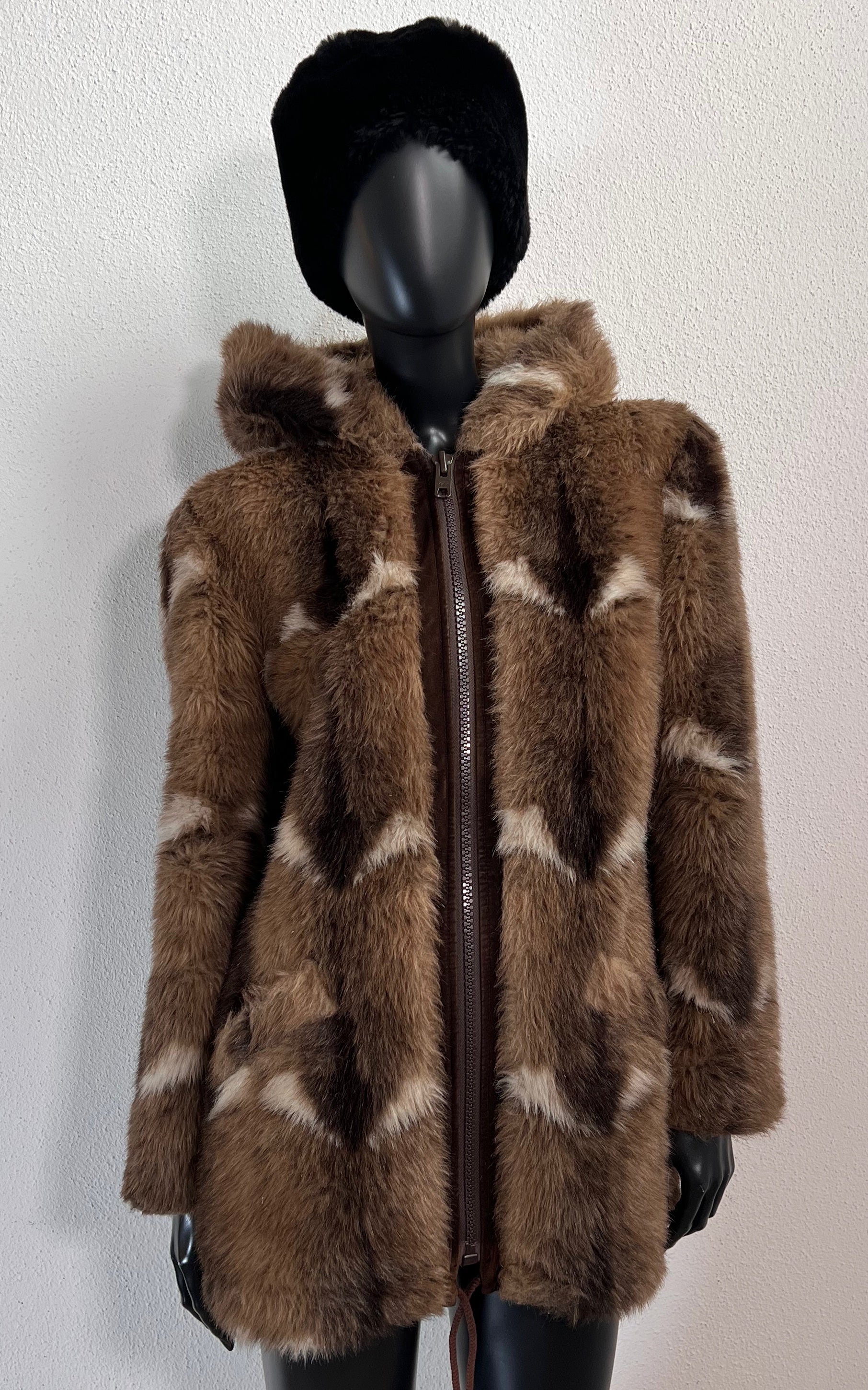 Vintage 70s Fake Fur Jacket