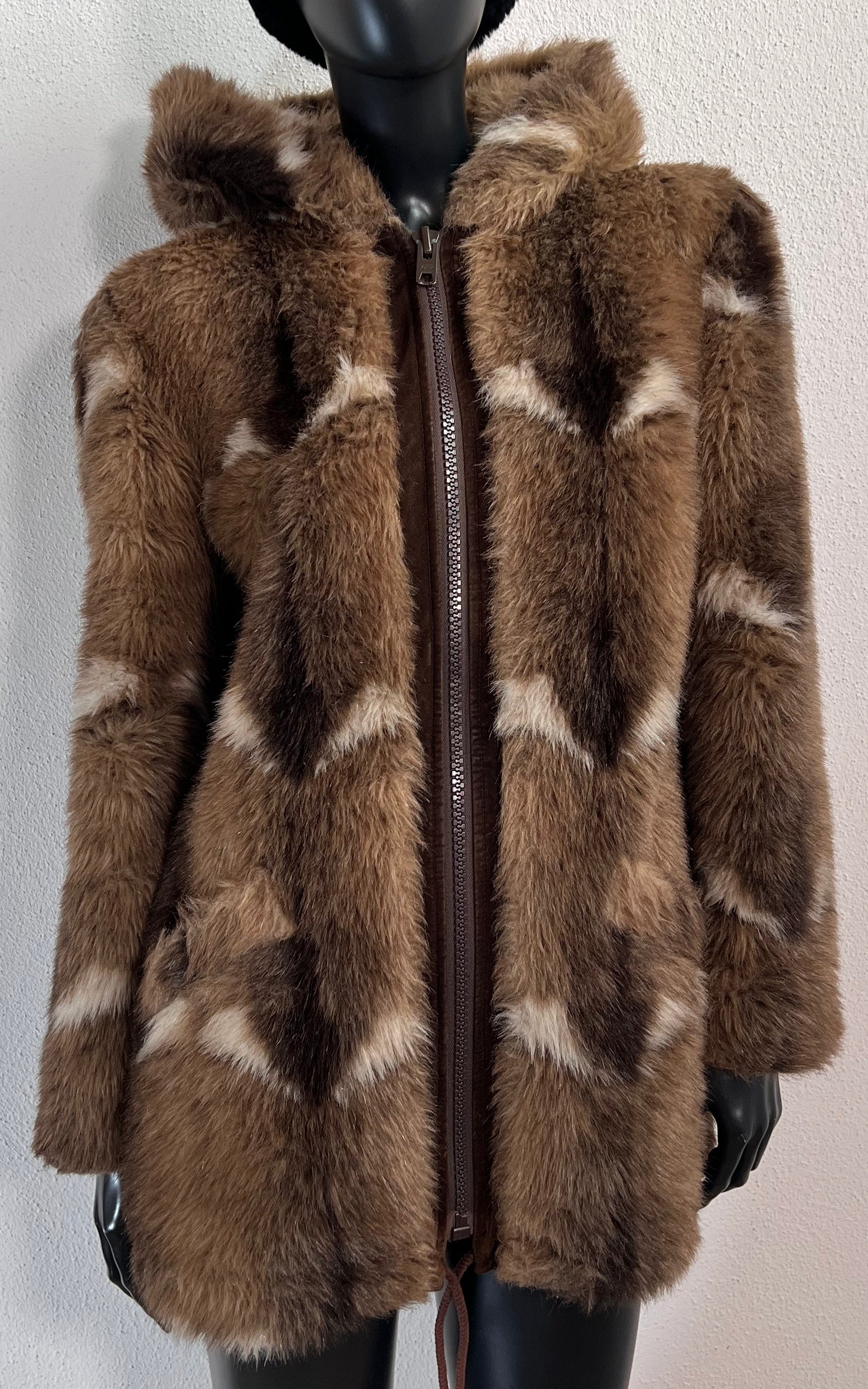 Vintage 70s Fake Fur Jacket