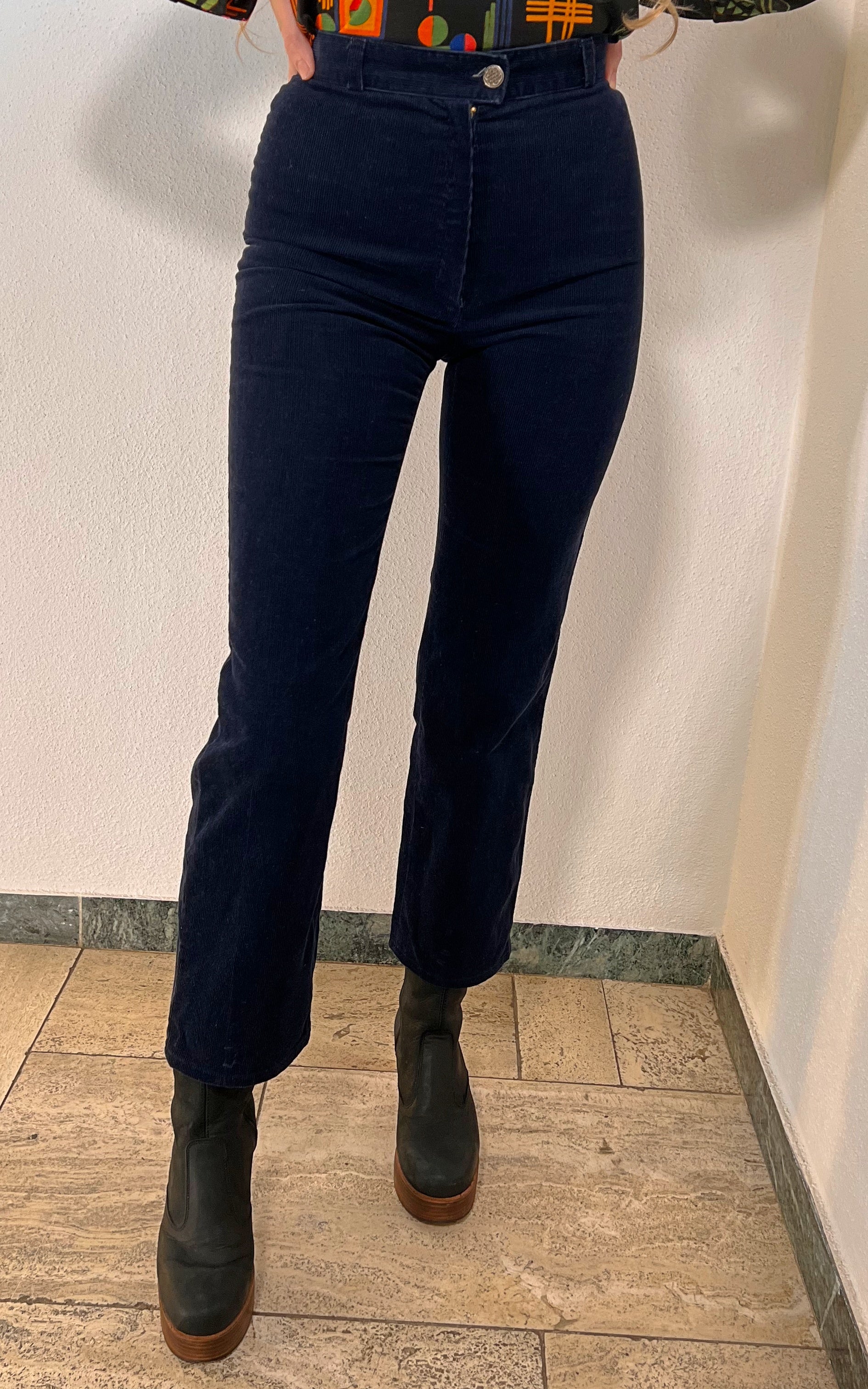 Pantaloni in velluto a coste vintage anni '70