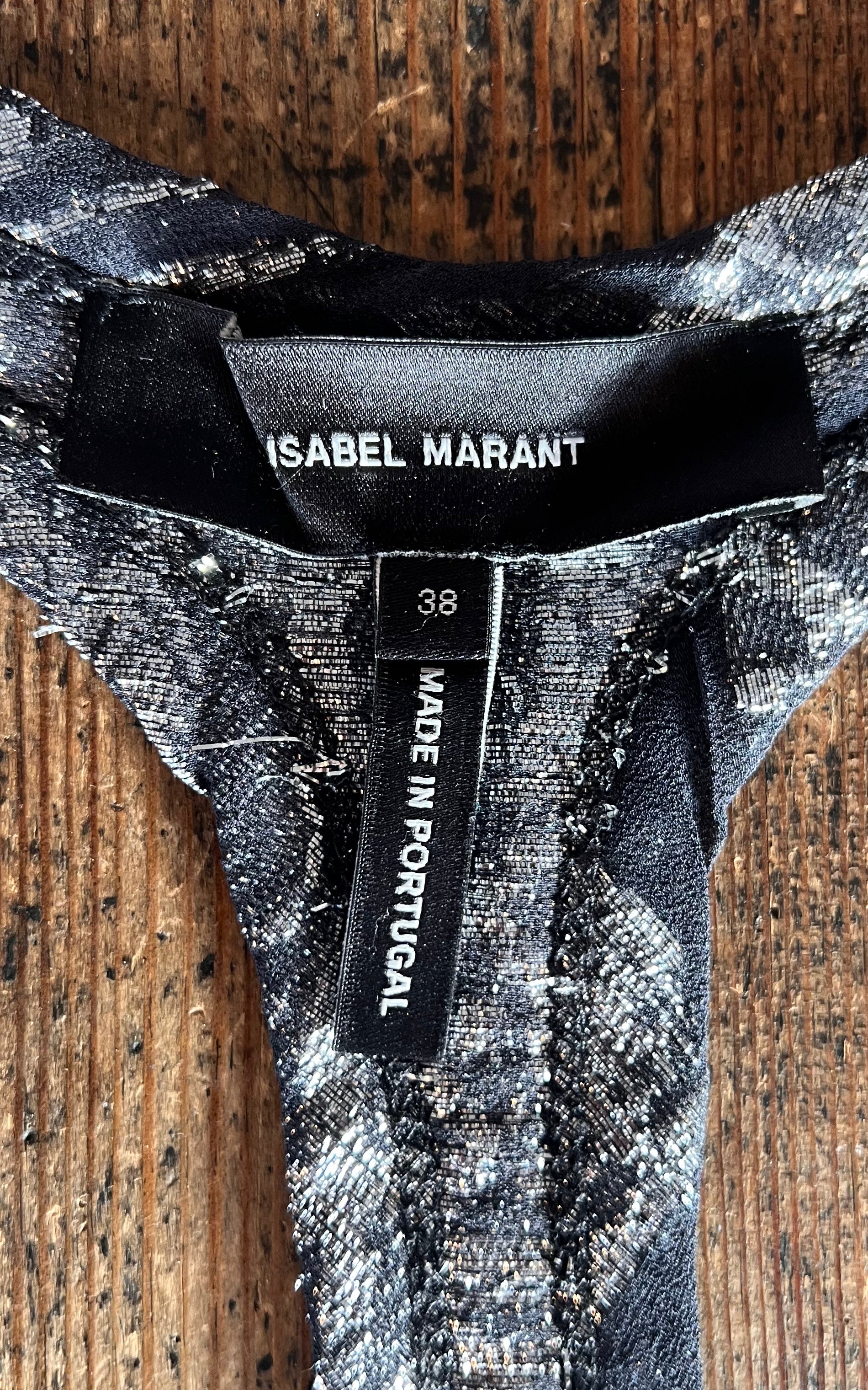 Isabel Marant Silk Glitter Top