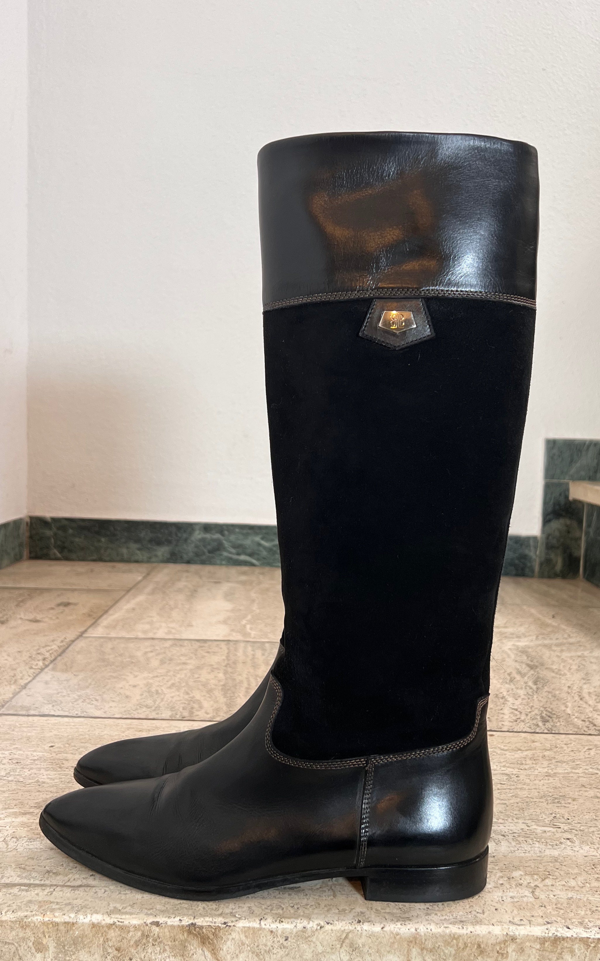 Vintage Lorenzo Banfi Riding Boots 39
