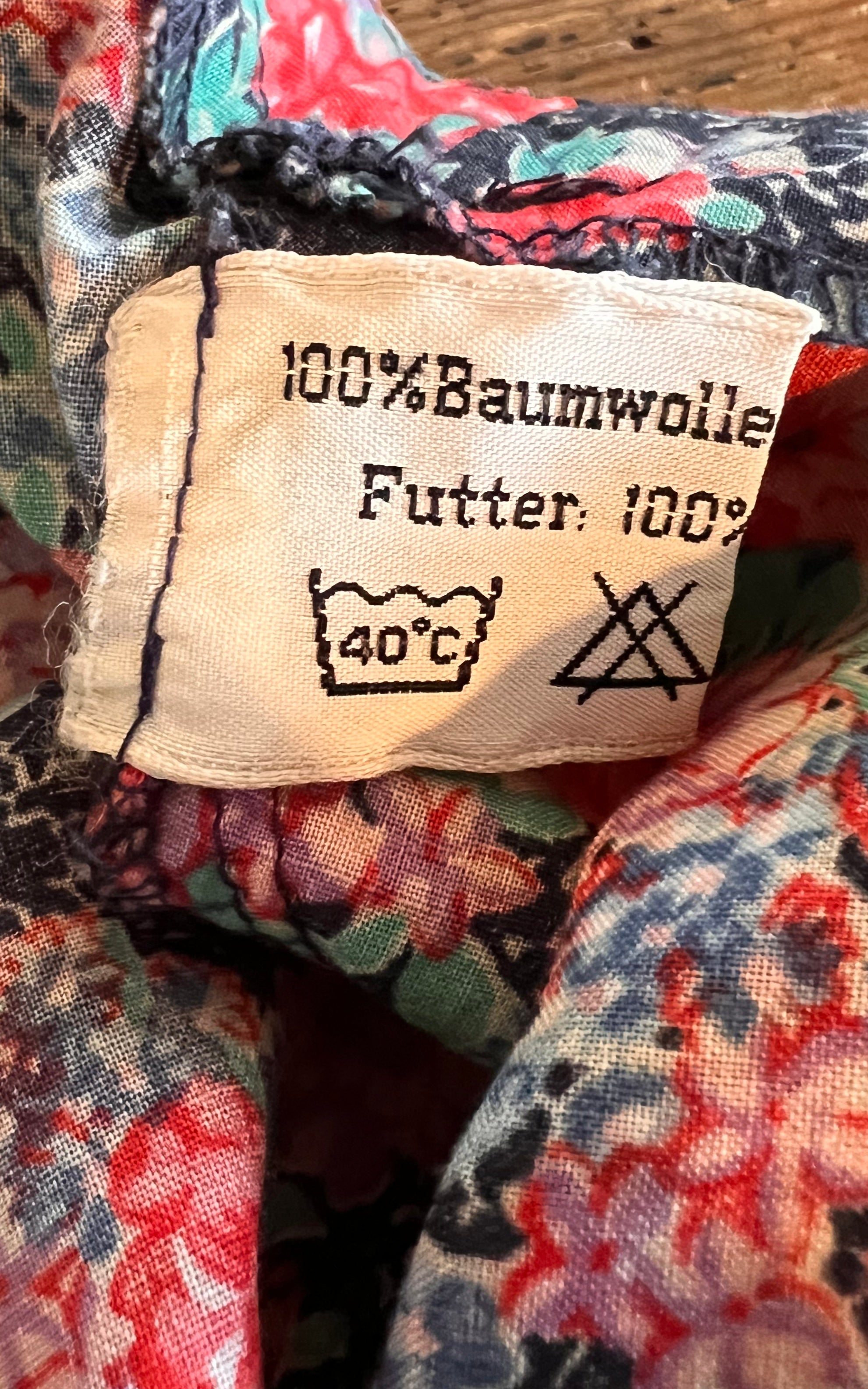 Vintage 70s Betty Barclay Flower Dress