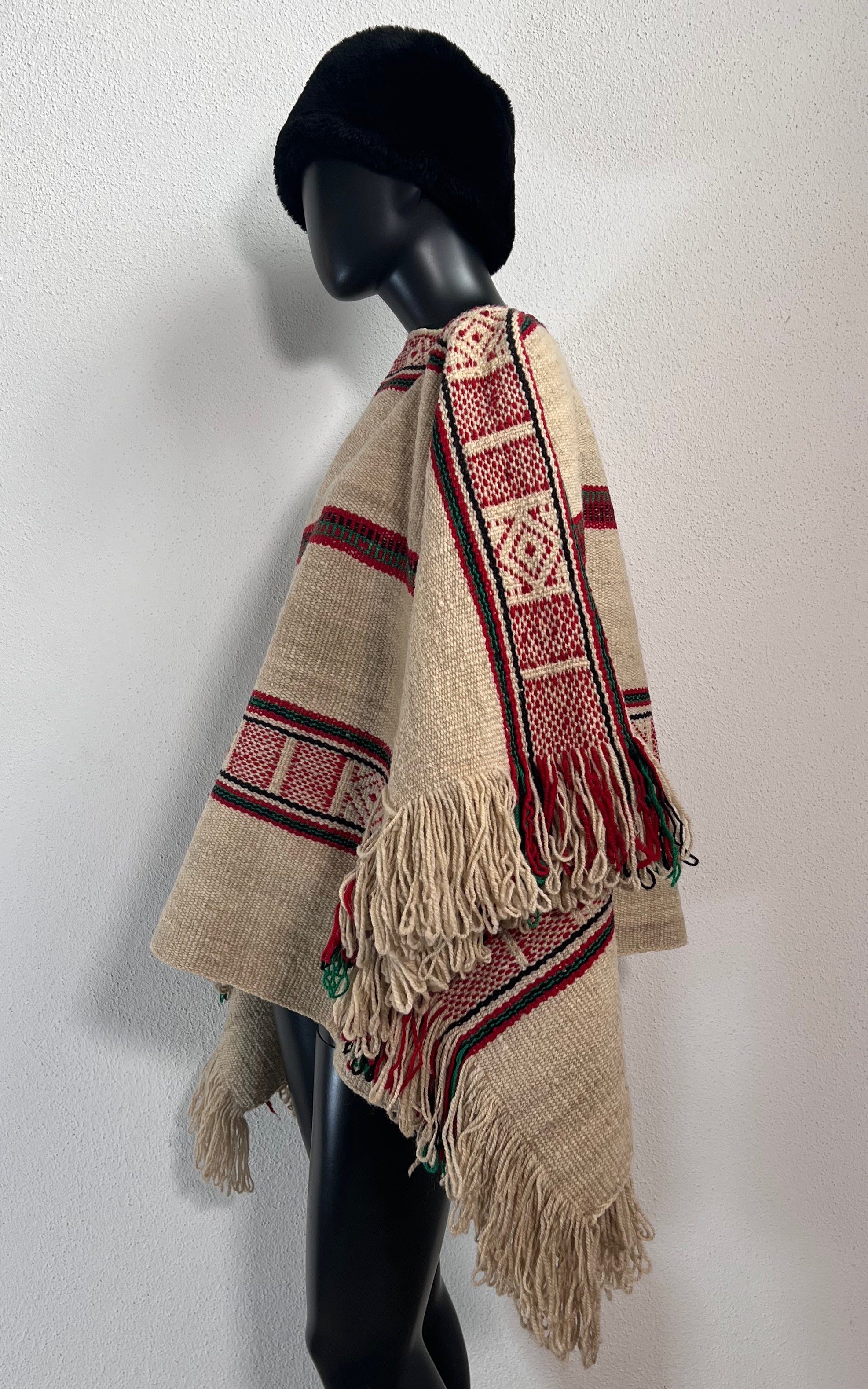 Vintage Poncho from Bolivia