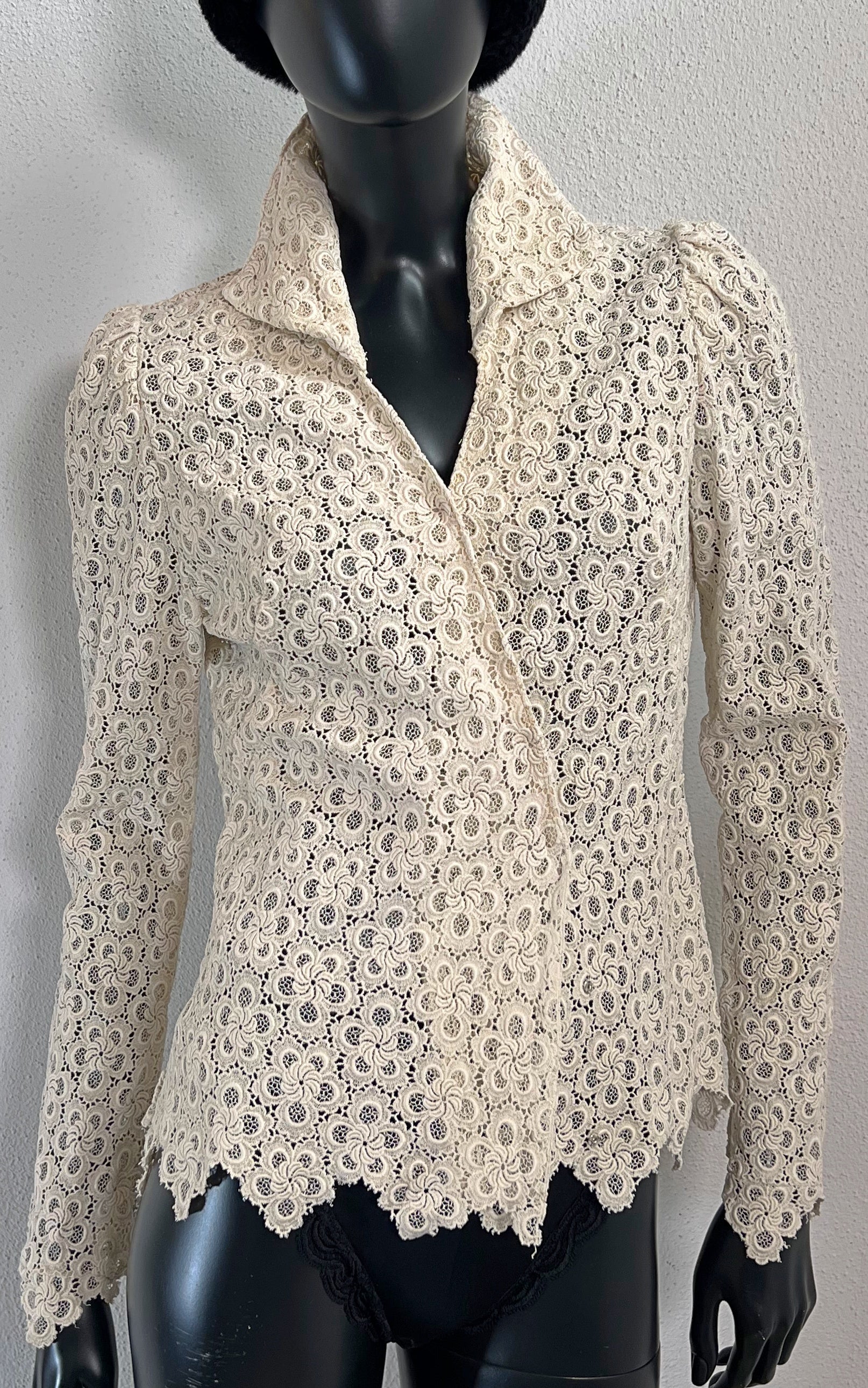 Vintage Antique Lace Blouse