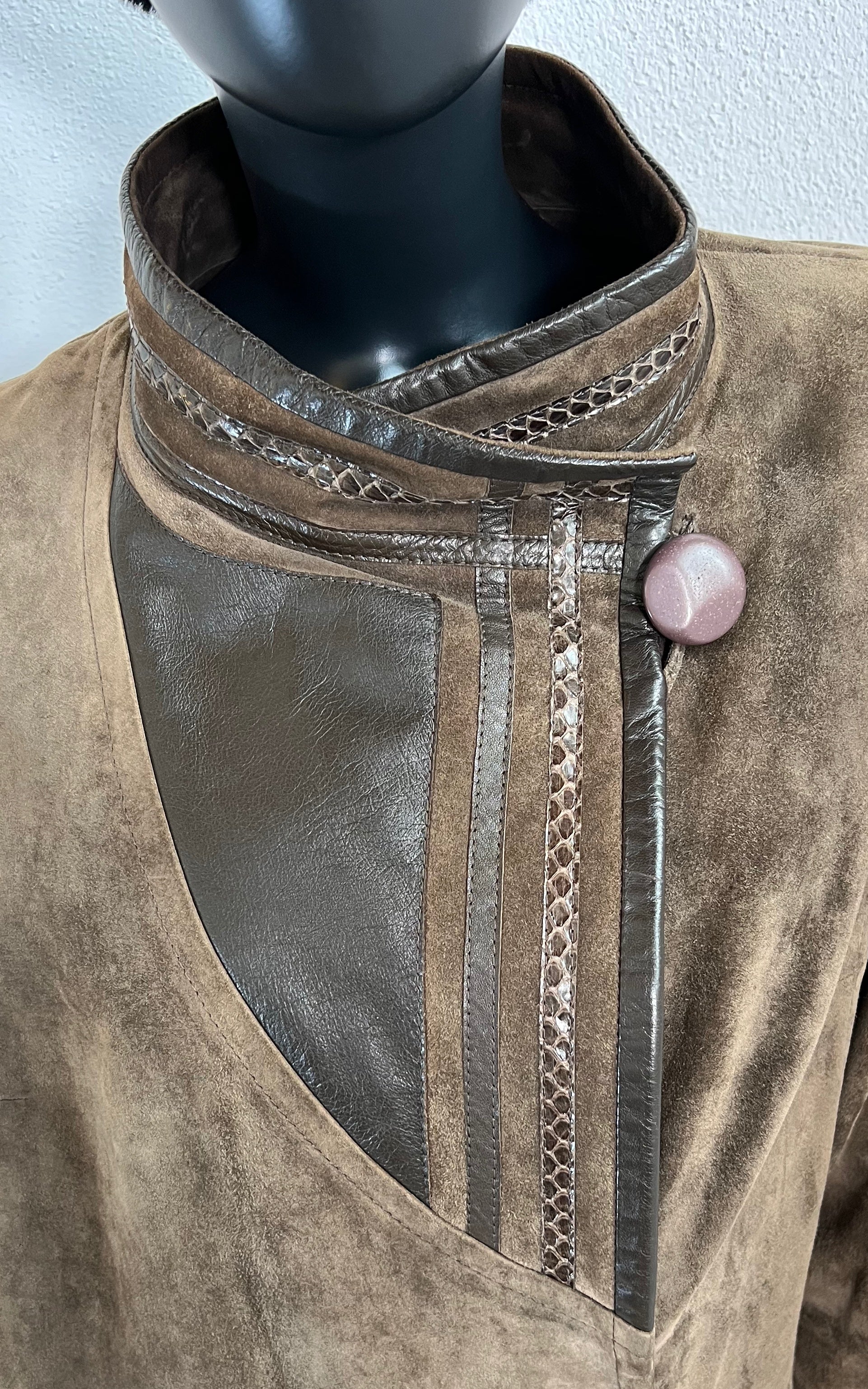 Vintage Werner Graumann Suede Coat