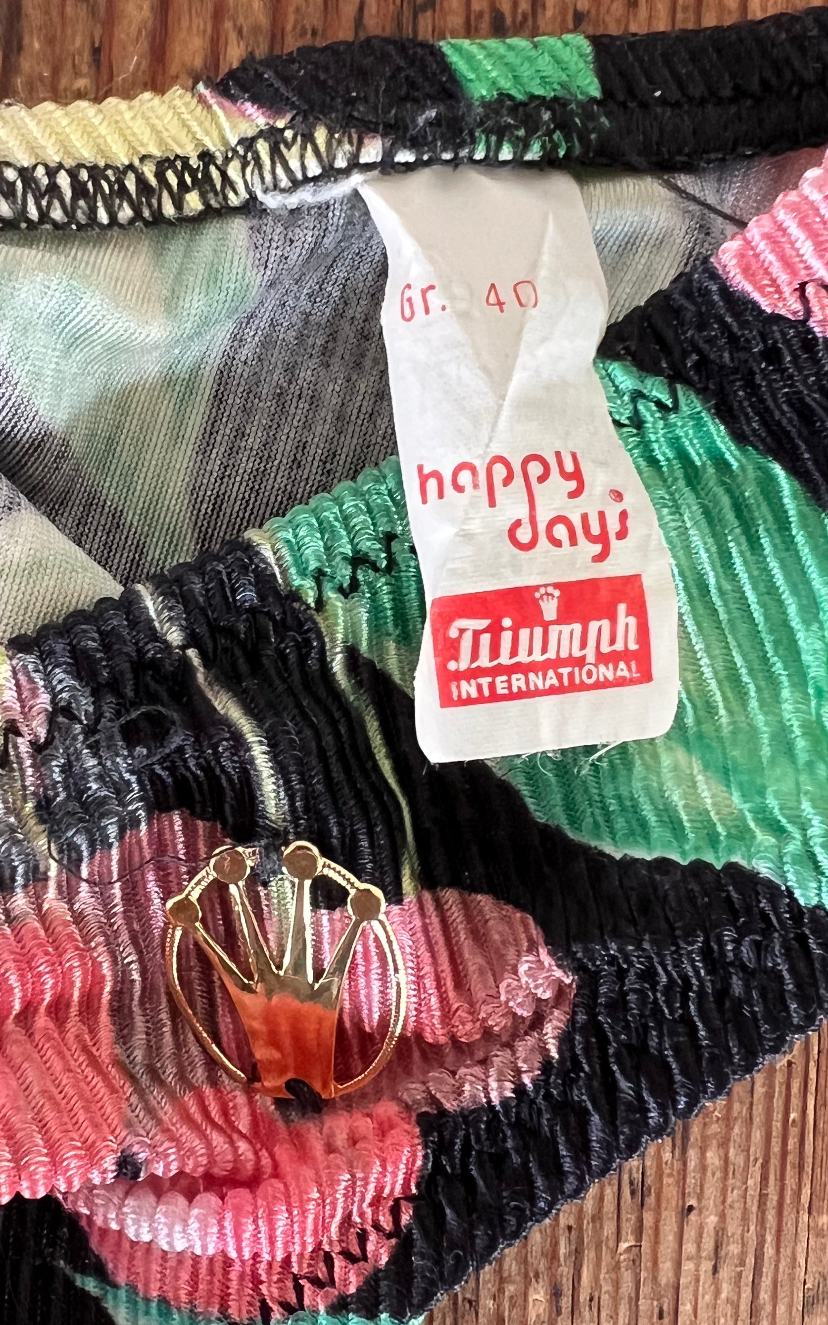 Vintage 90s Triumph Velvet Bikini