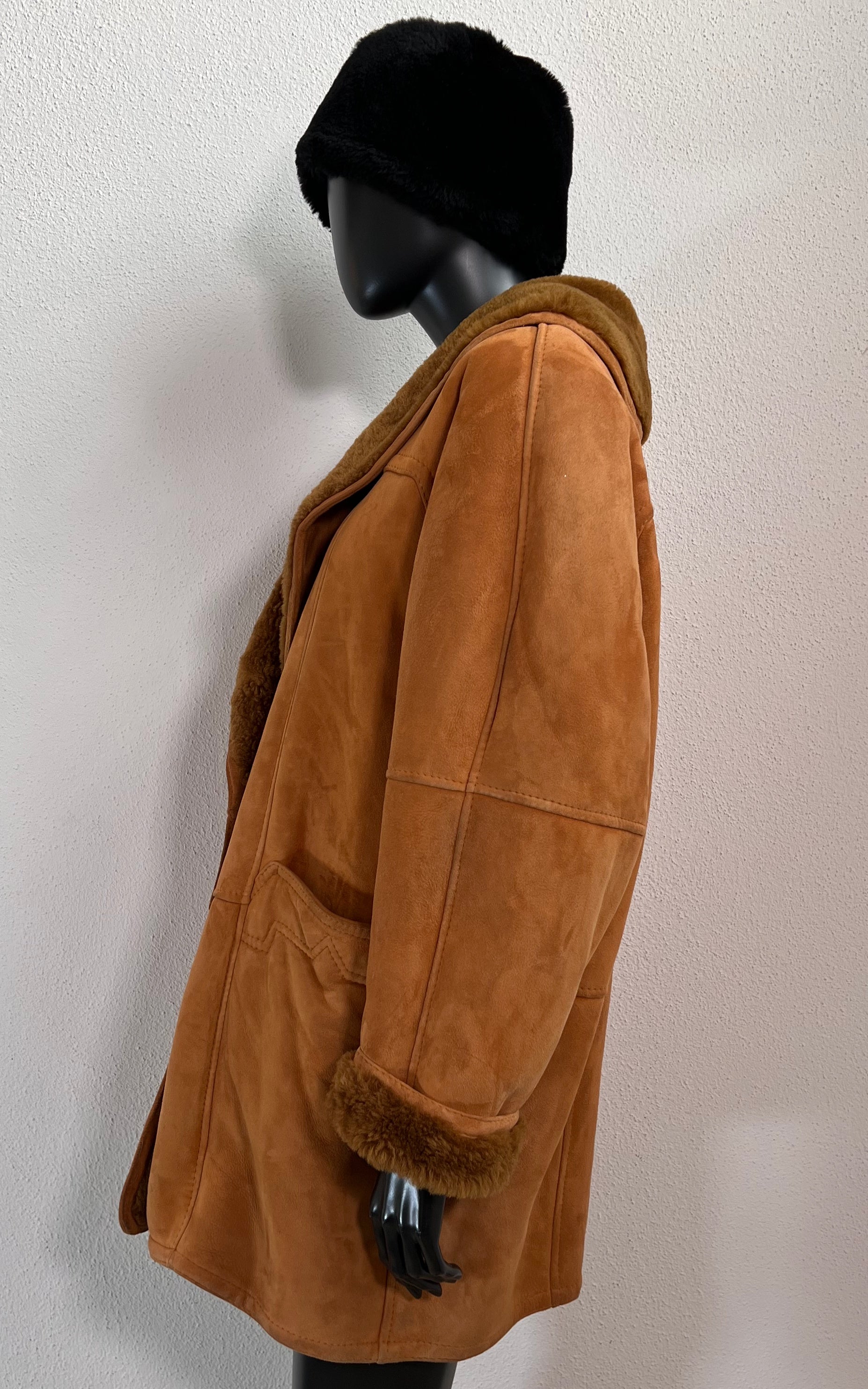 Vintage 90s Shearling Coat
