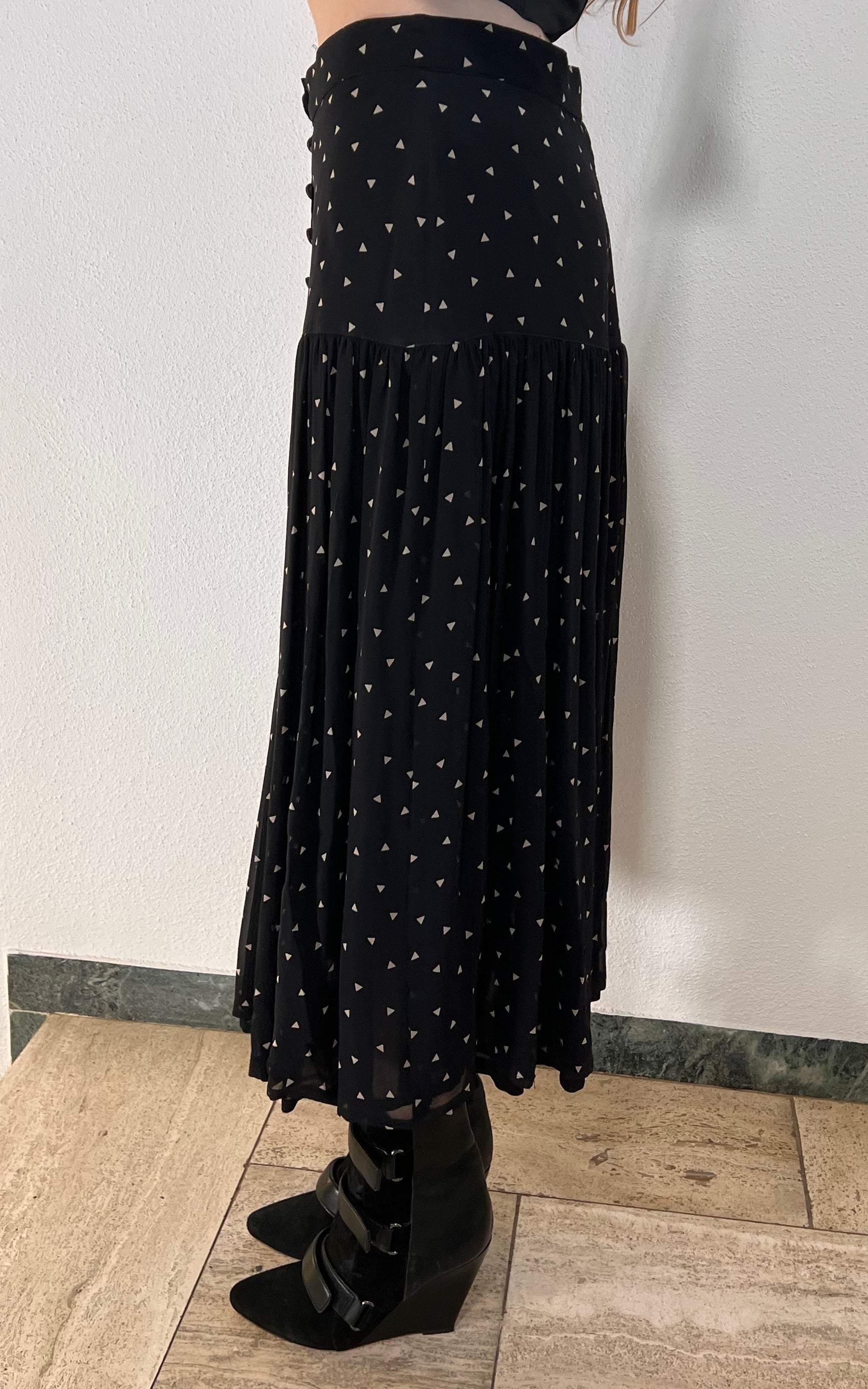 Gonna in seta Escada vintage