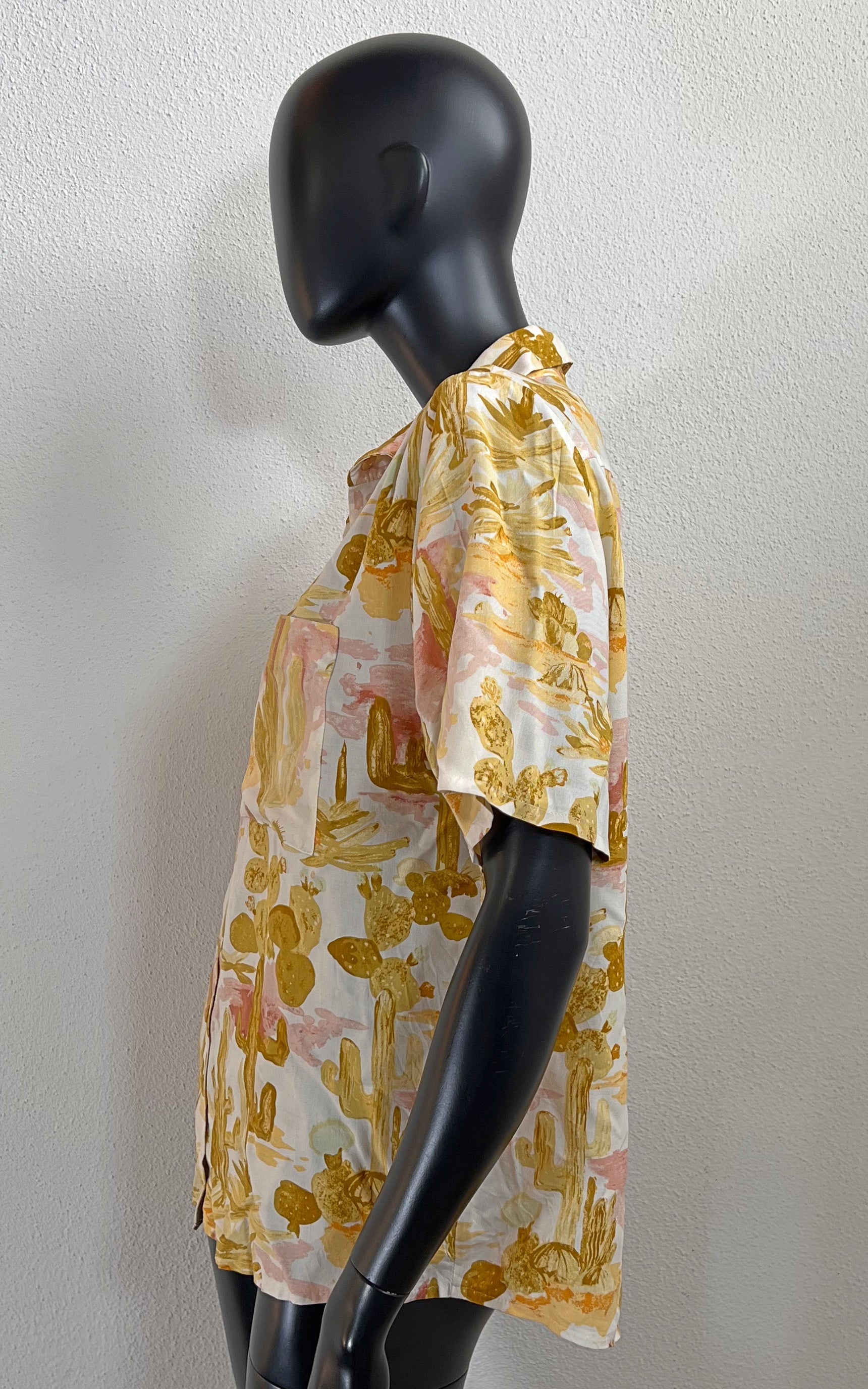 Vintage 70s Cactus Blouse