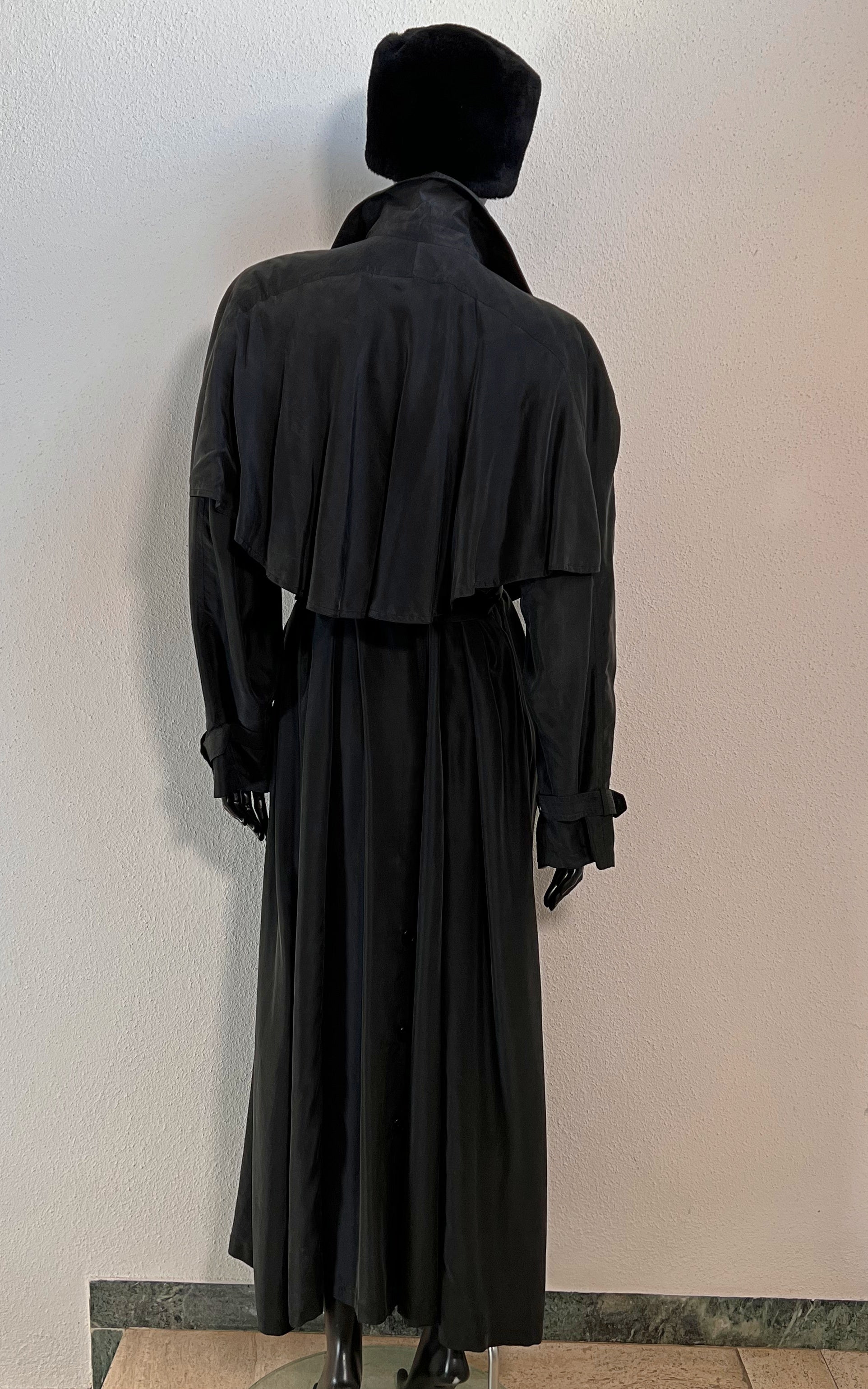 Vintage 90s Silk Trenchcoat