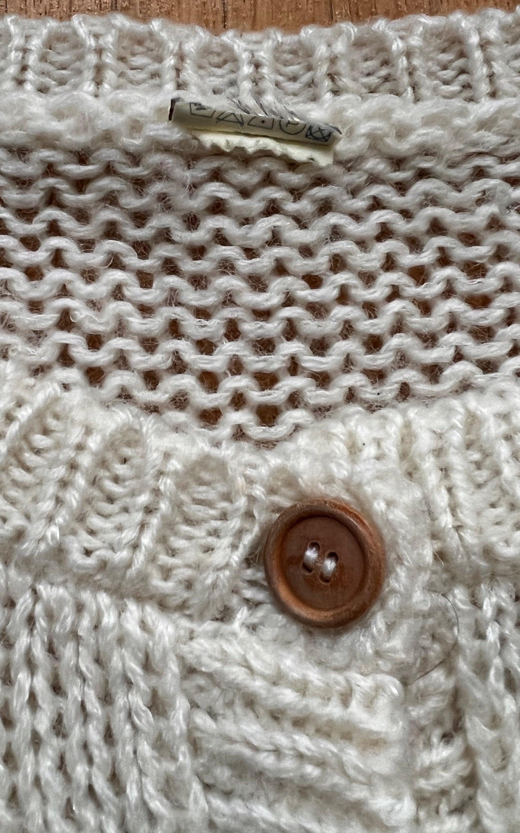 Vintage Handmade Sheep Cardigan