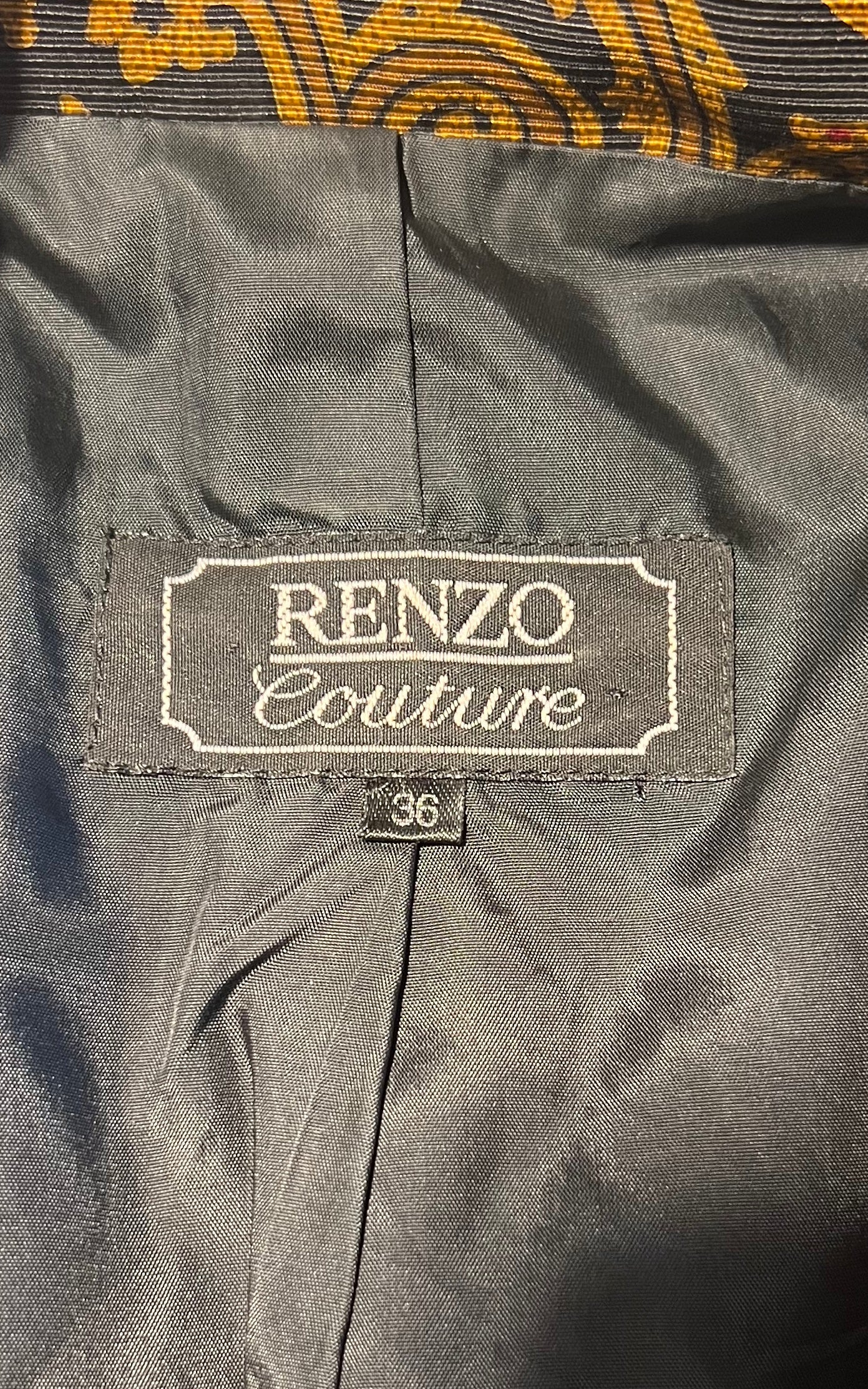Vintage Renzo Couture Silk Blazer
