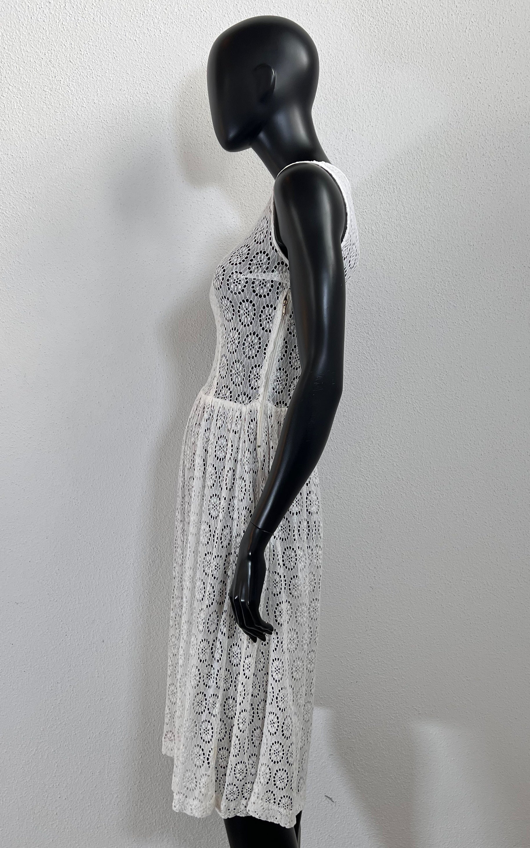 Vintage 60s Sheer Lace Dress & Bolero Jacket