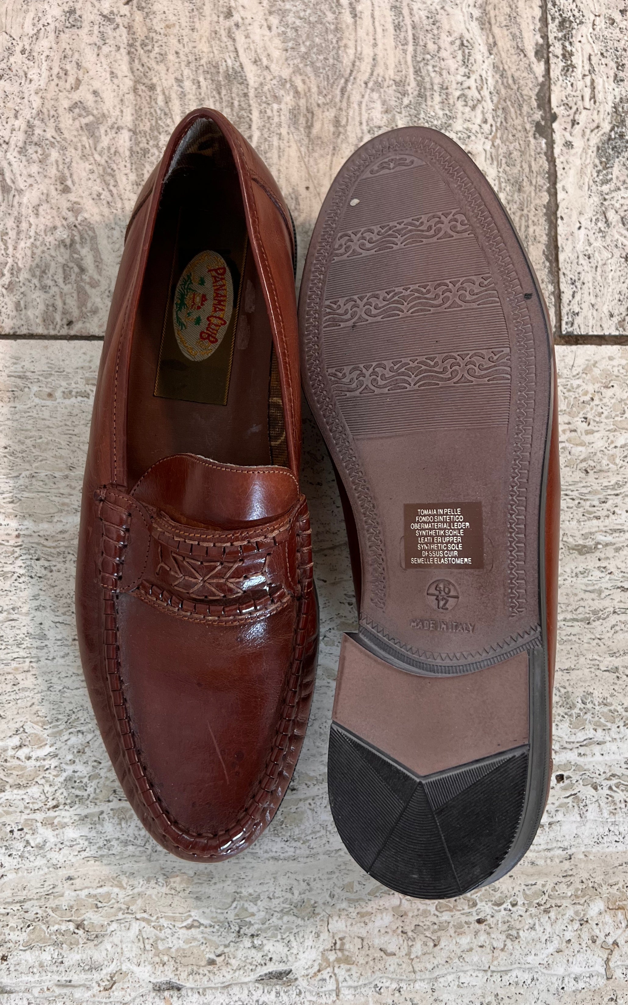 Vintage MENS 80s Slipper 46