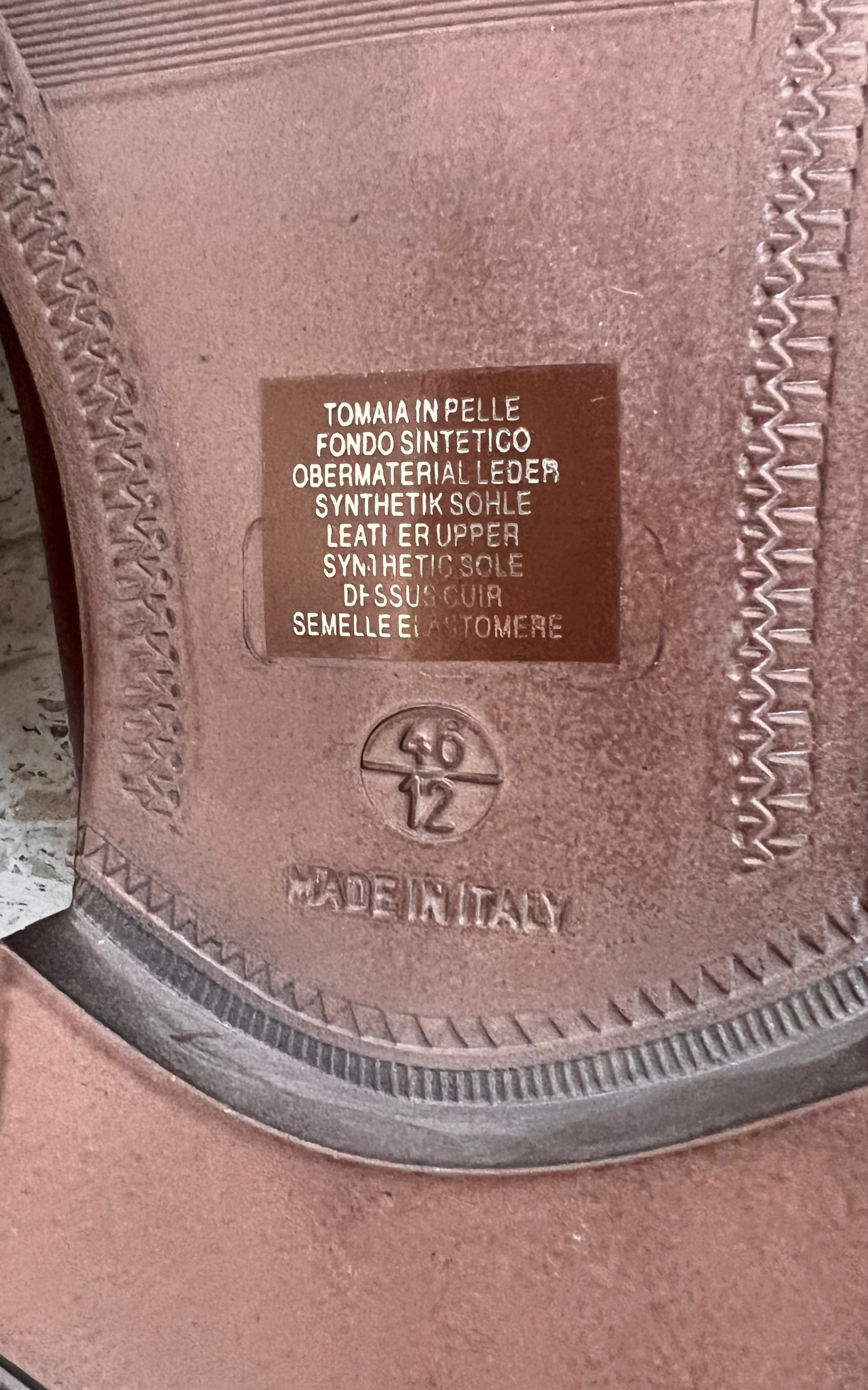 Vintage MENS 80s Slipper 46