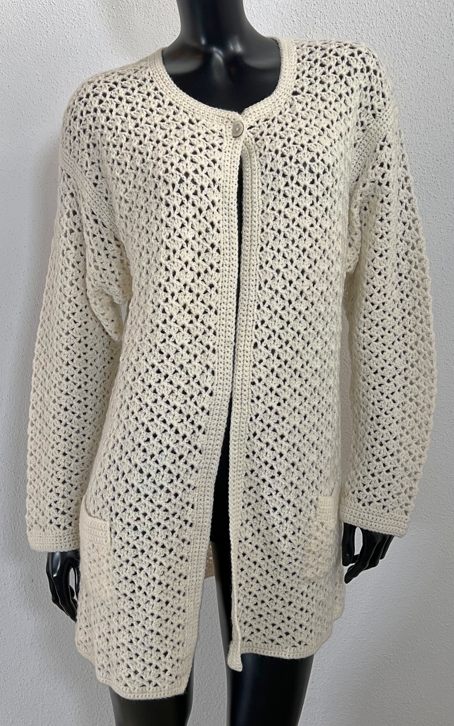 Vintage Crochet Cardigan