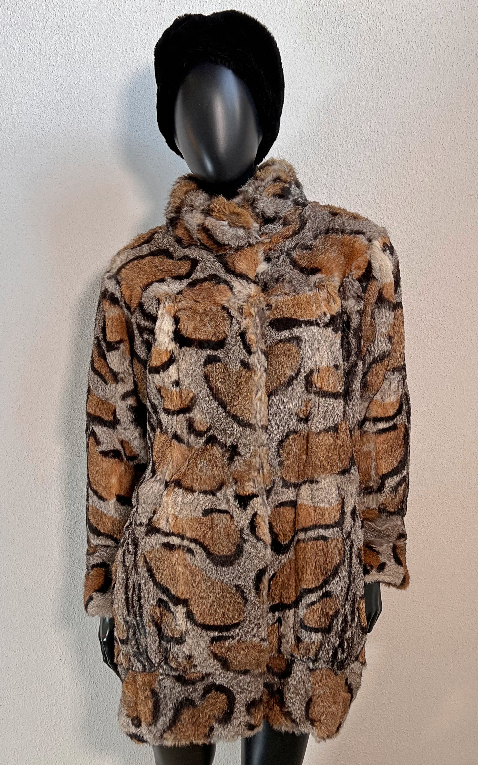 Vintage Colored Fur Coat