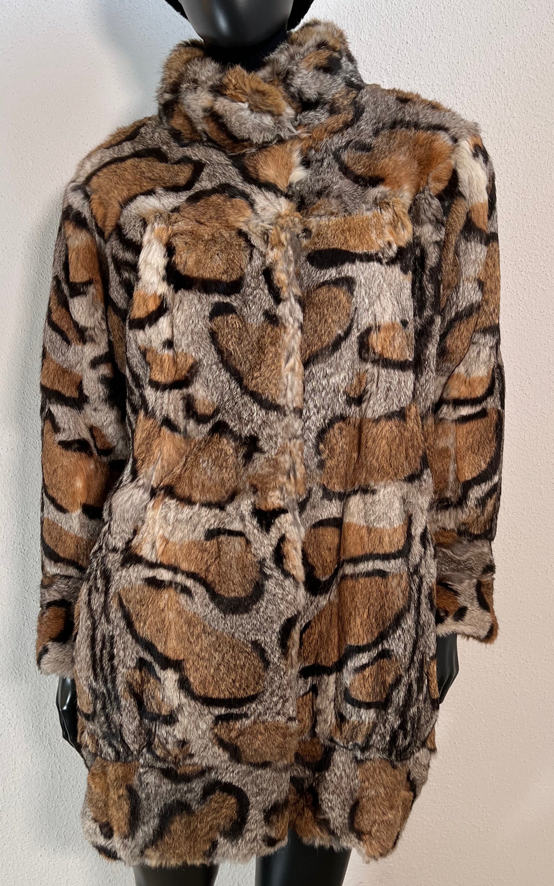 Vintage Colored Fur Coat