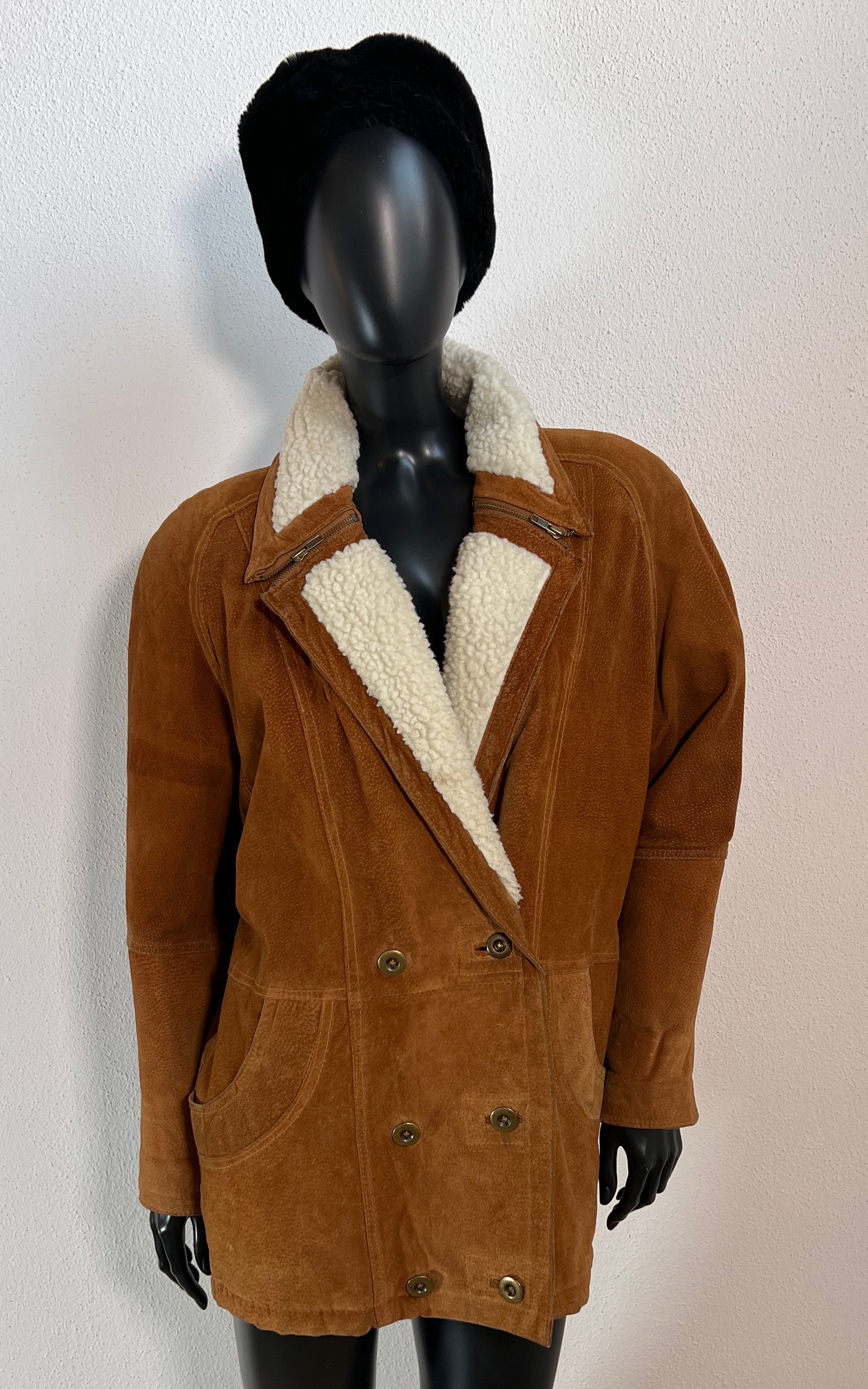 Vintage 90s Sherpa Coat