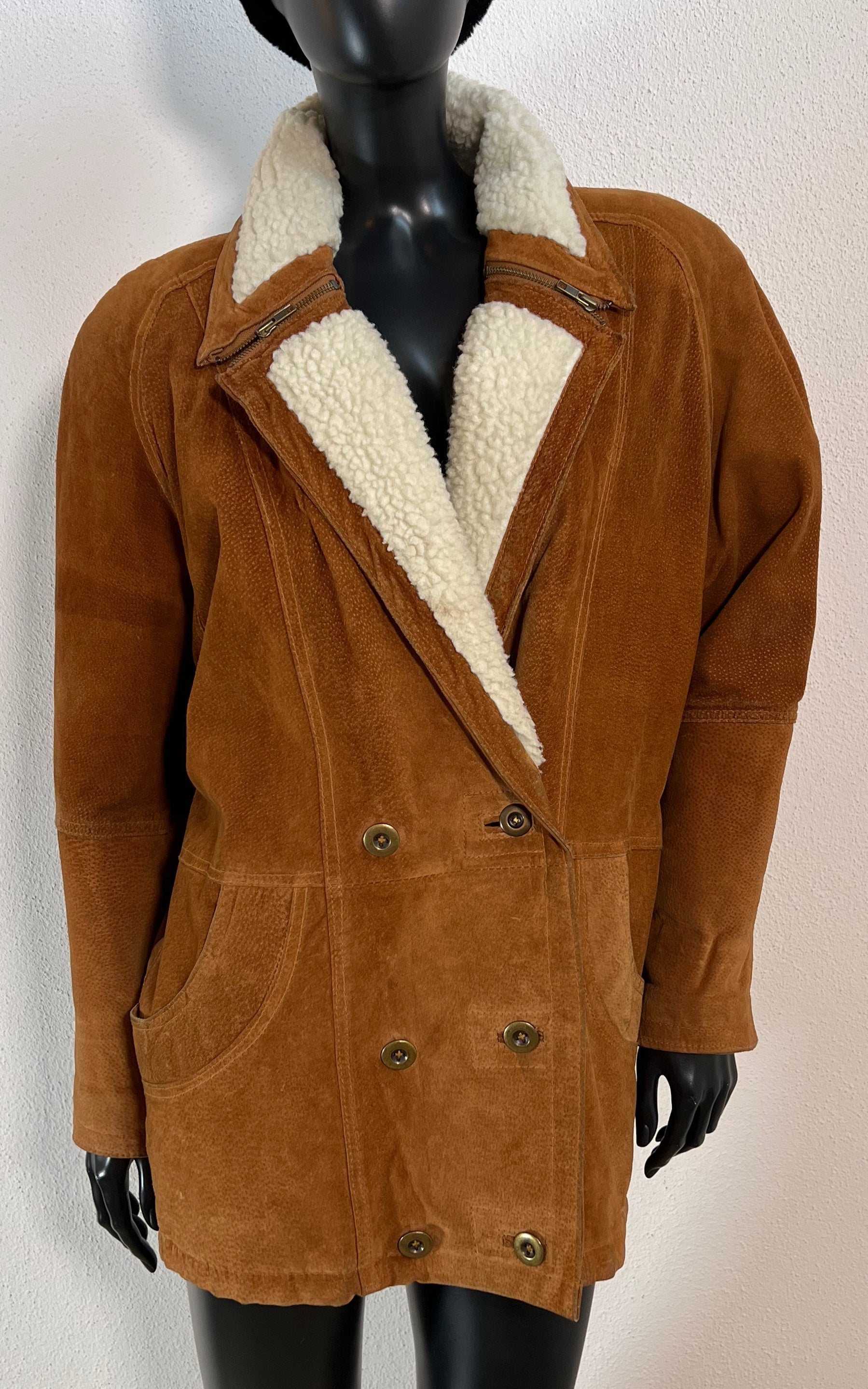 Vintage 90s Sherpa Coat