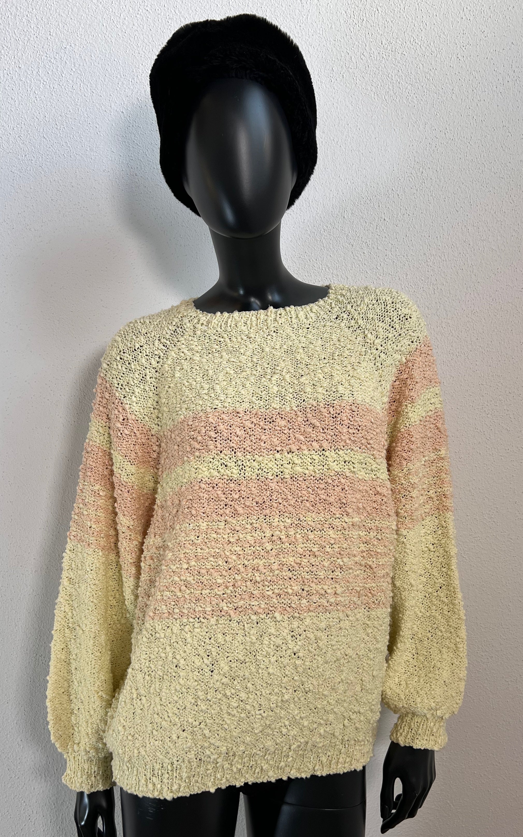 Vintage Handmade Popcorn Jumper