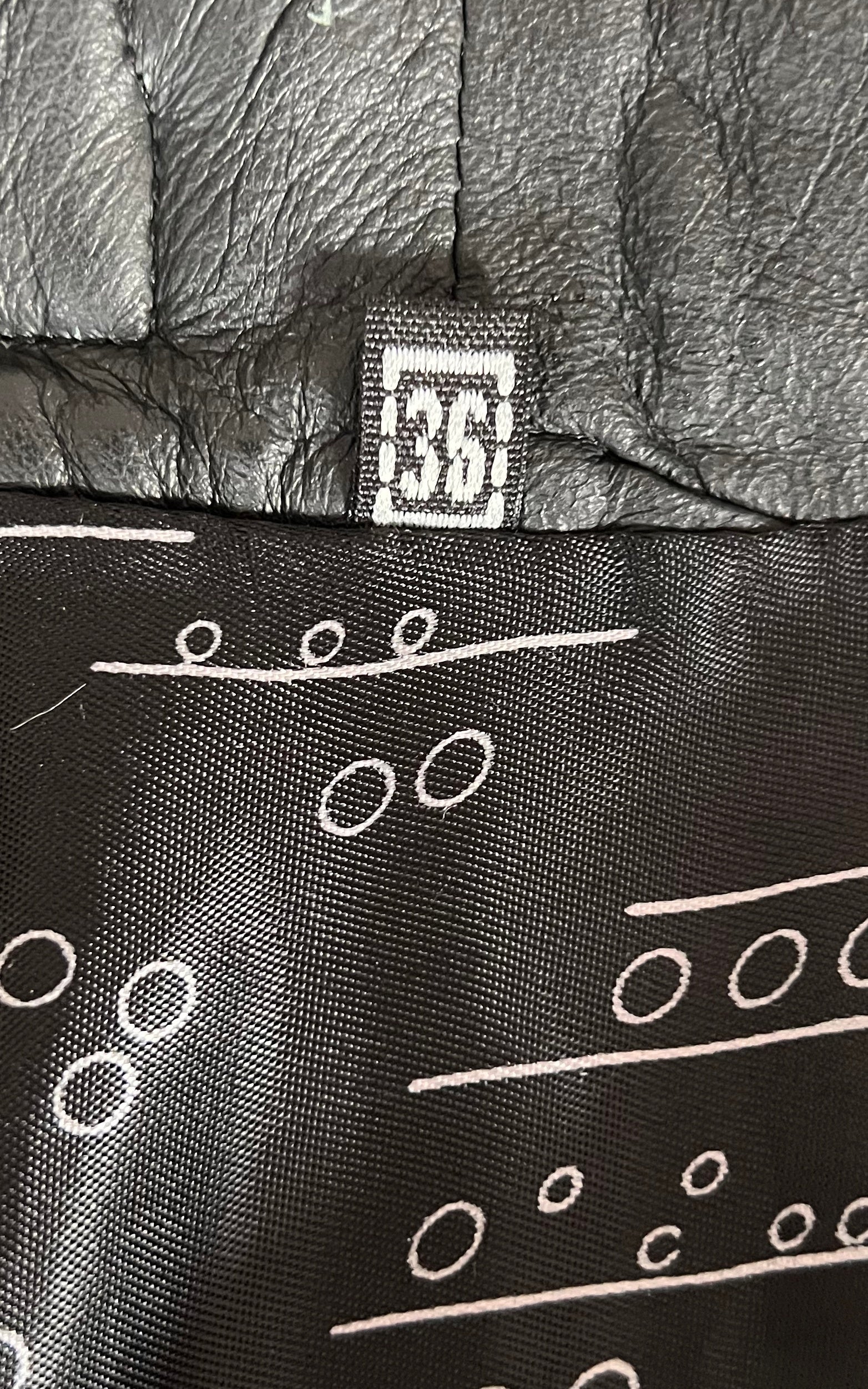 Vintage 90s Leather Skirt