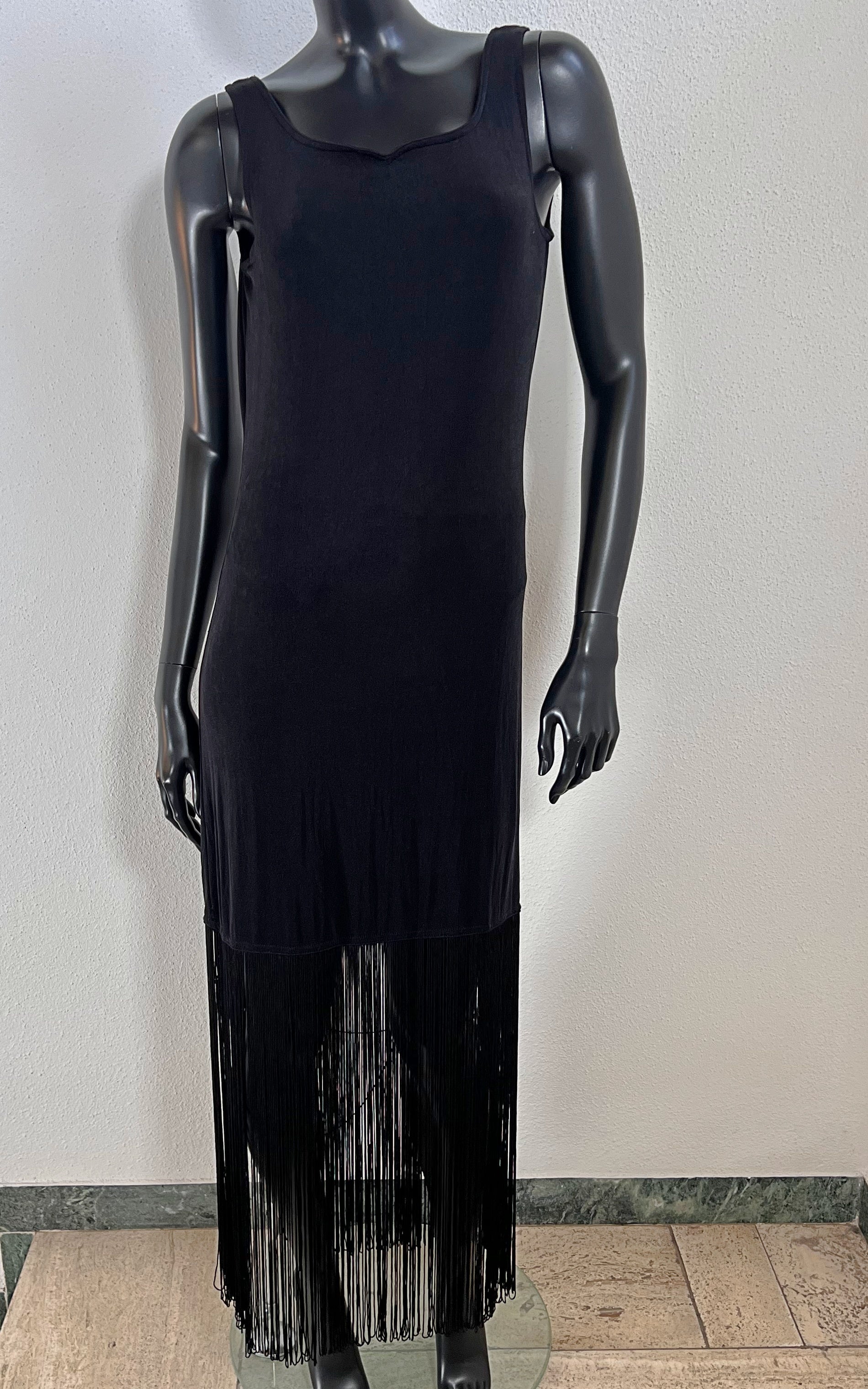 Vintage Fringed Slip Dress