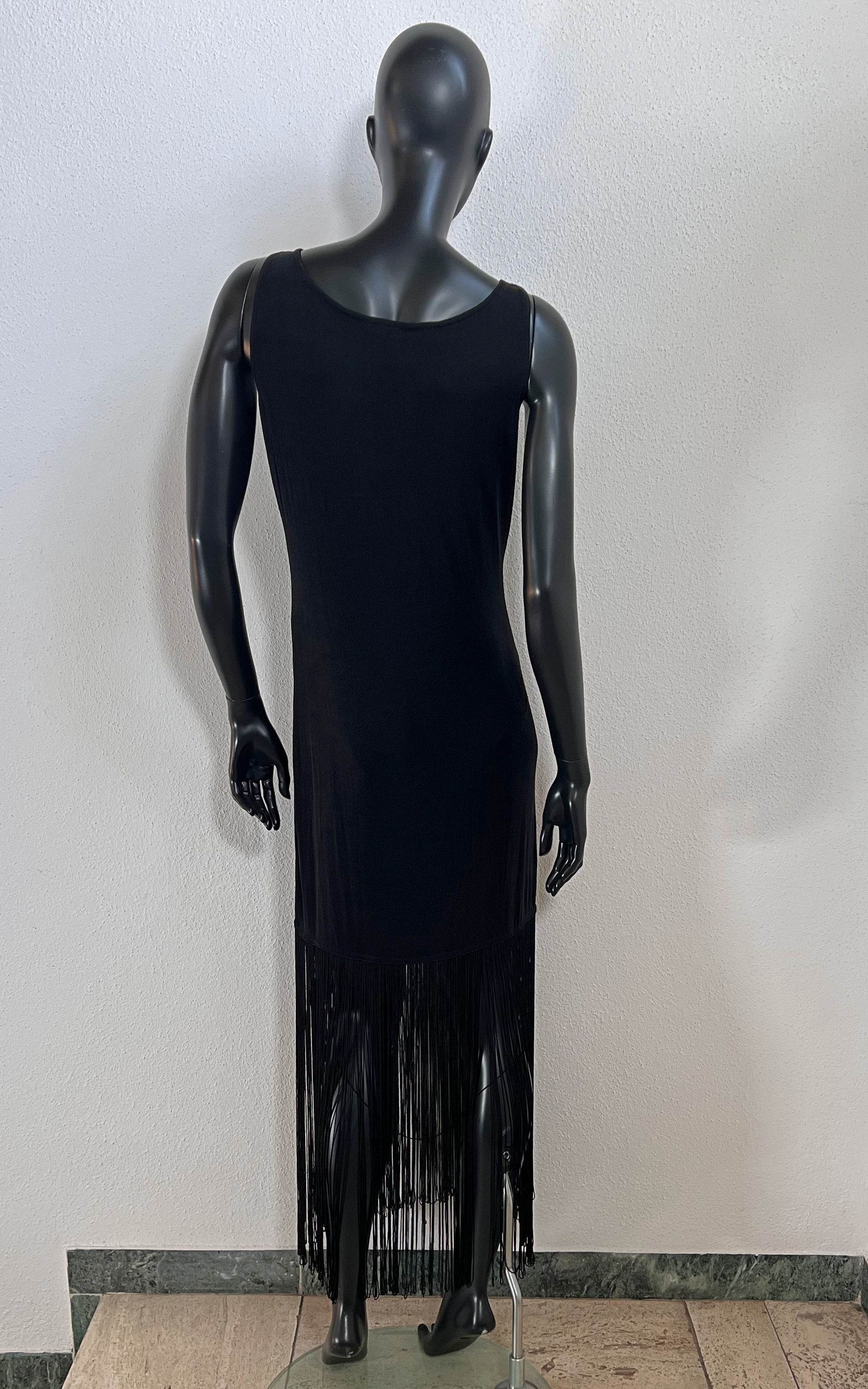 Vintage Fringed Slip Dress