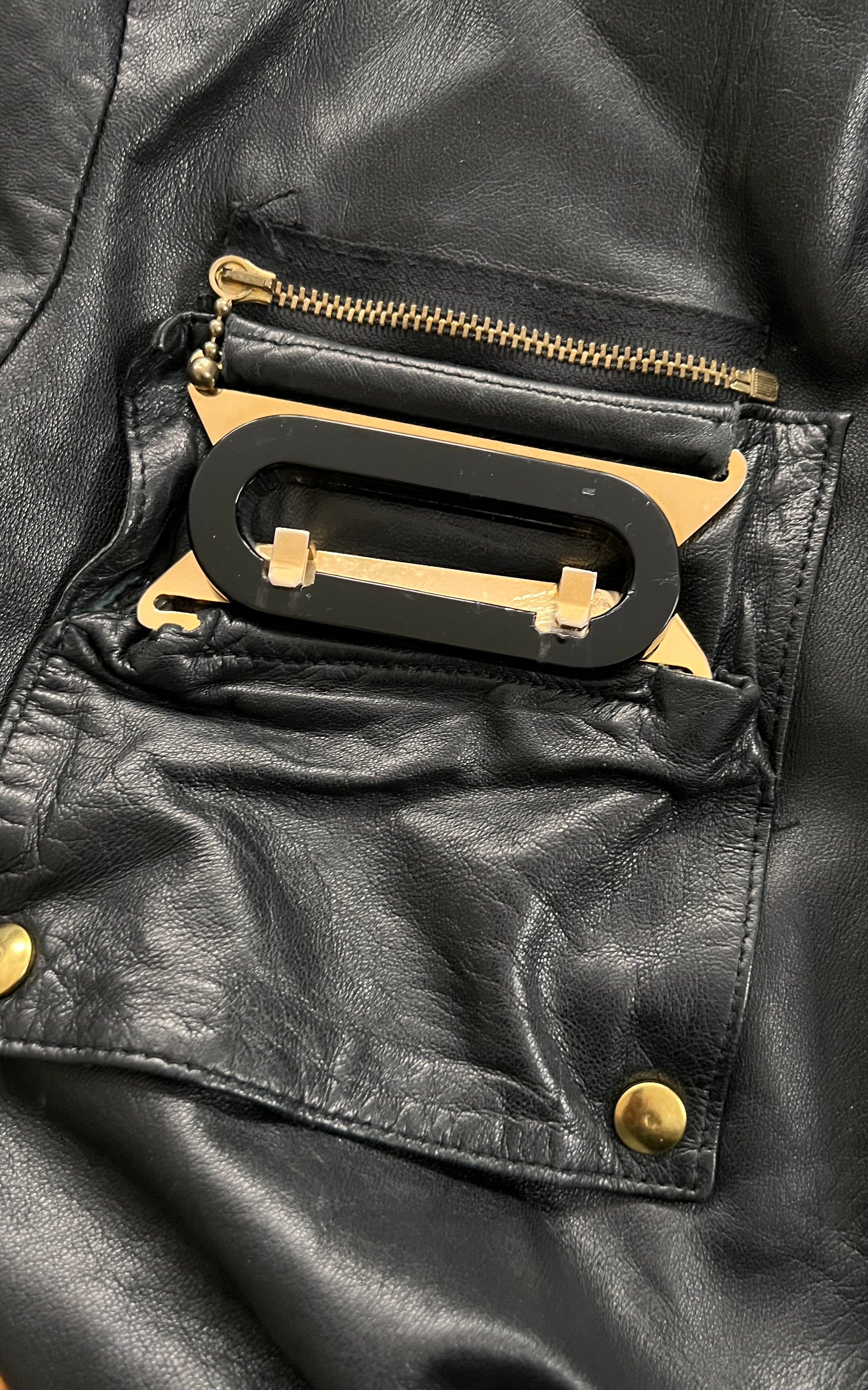 Softest 90s Vintage Ginger Fashion Leatherjacket