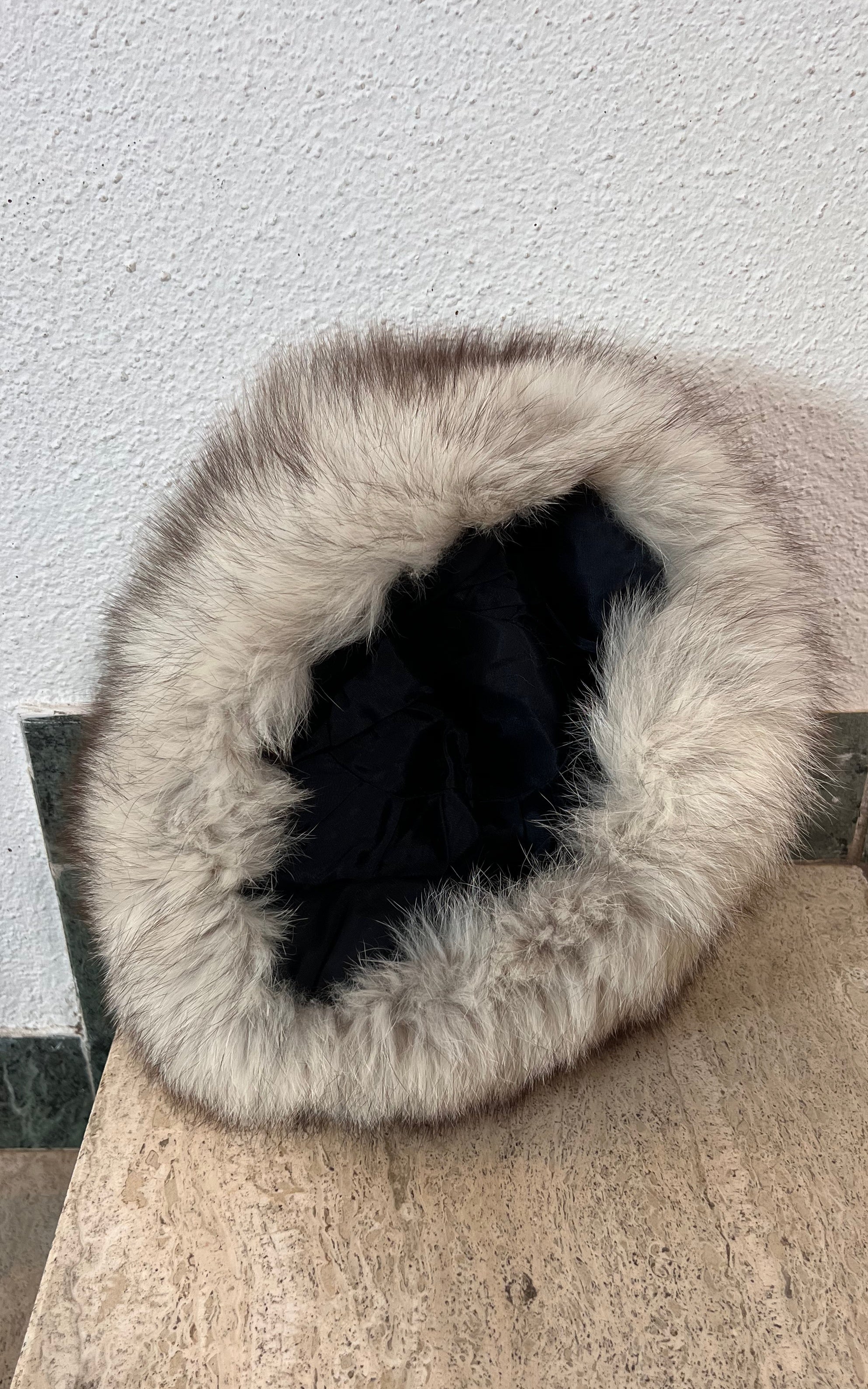 Vintage Fox Fur Hat