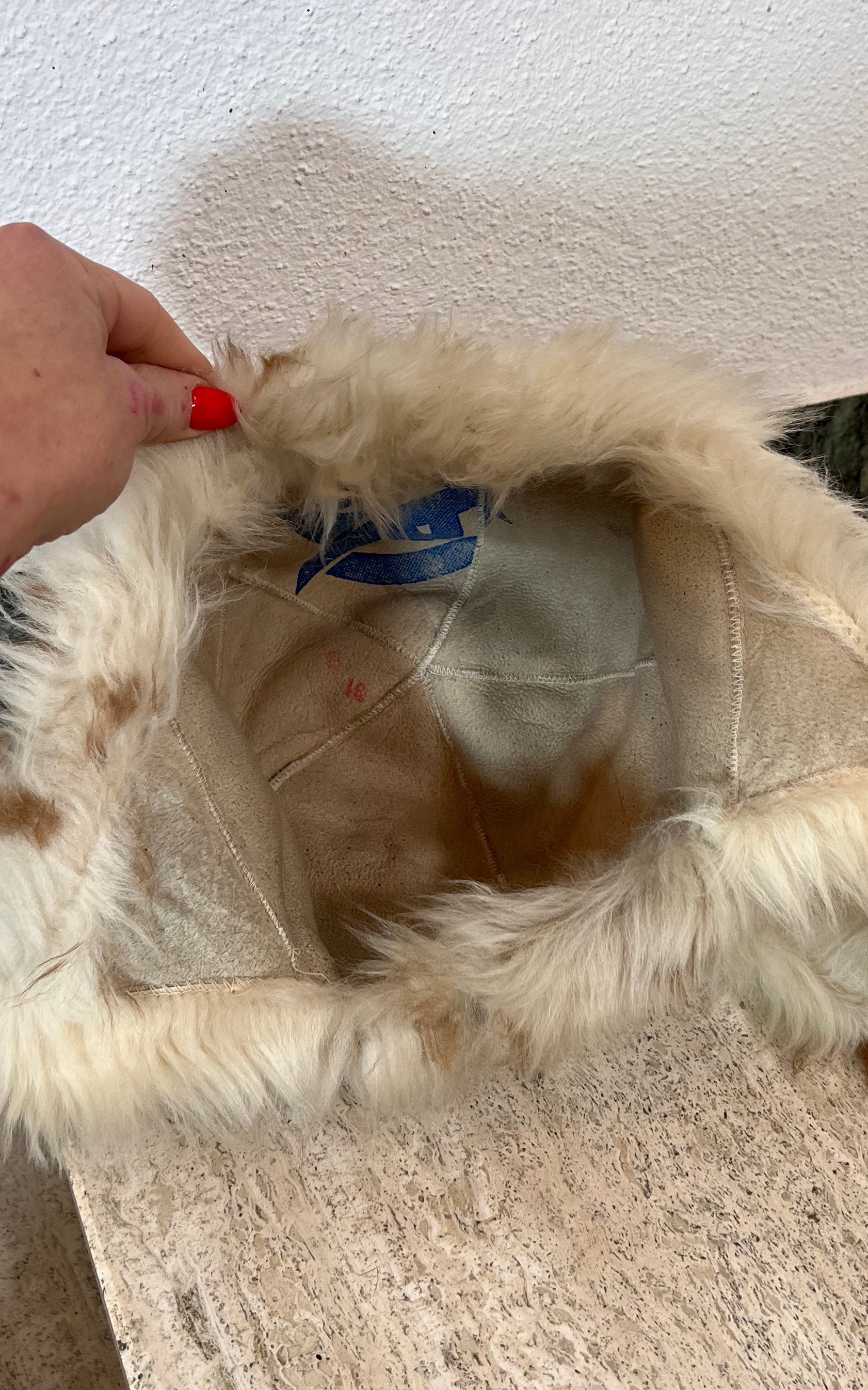 Vintage 70s Shearling Hat