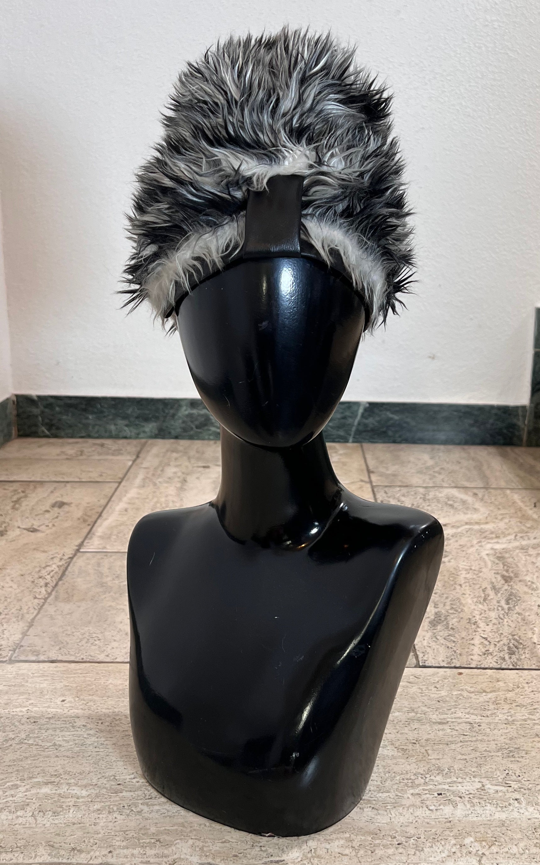 Vintage Faux Fur Turban Hat