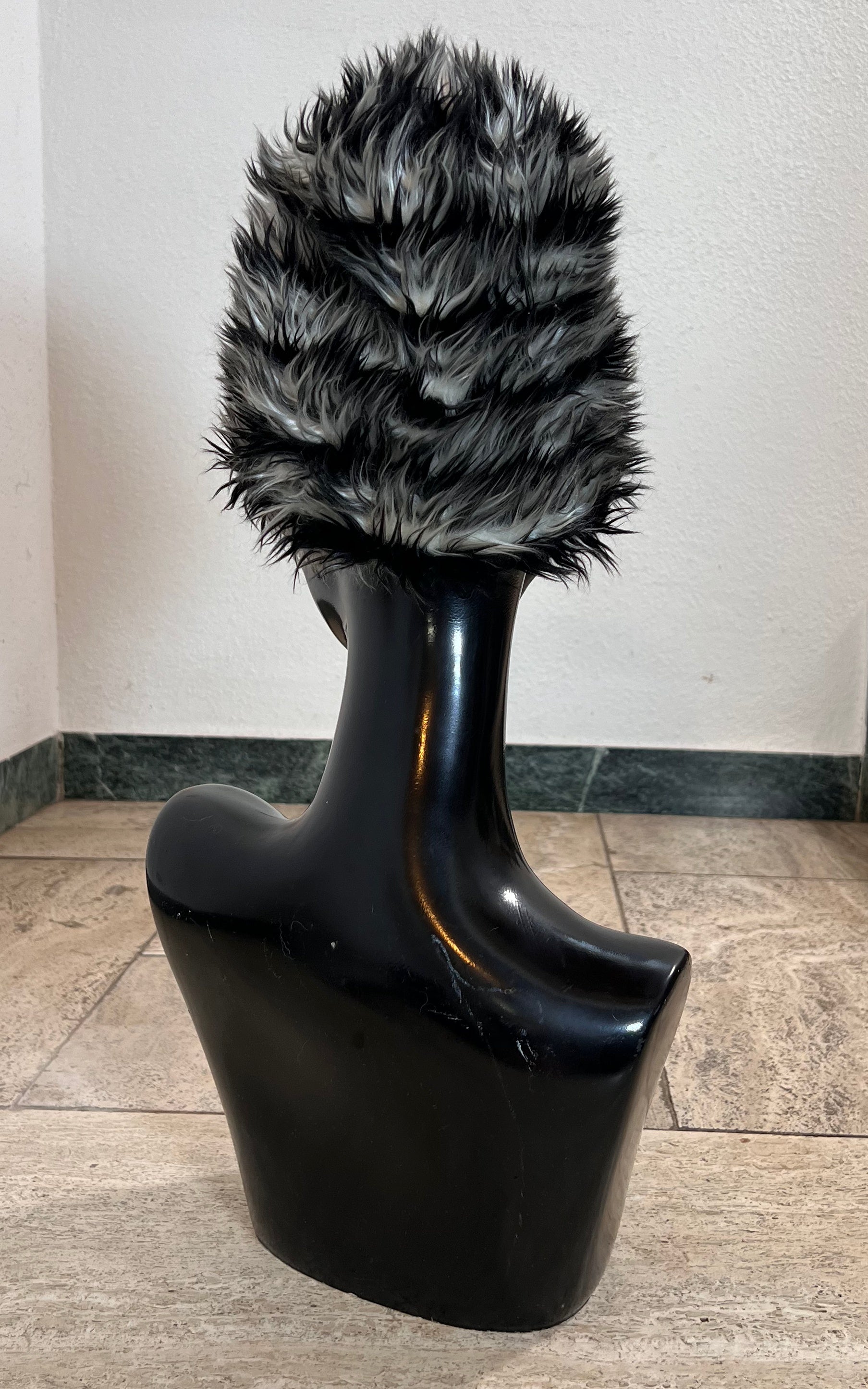 Vintage Faux Fur Turban Hat