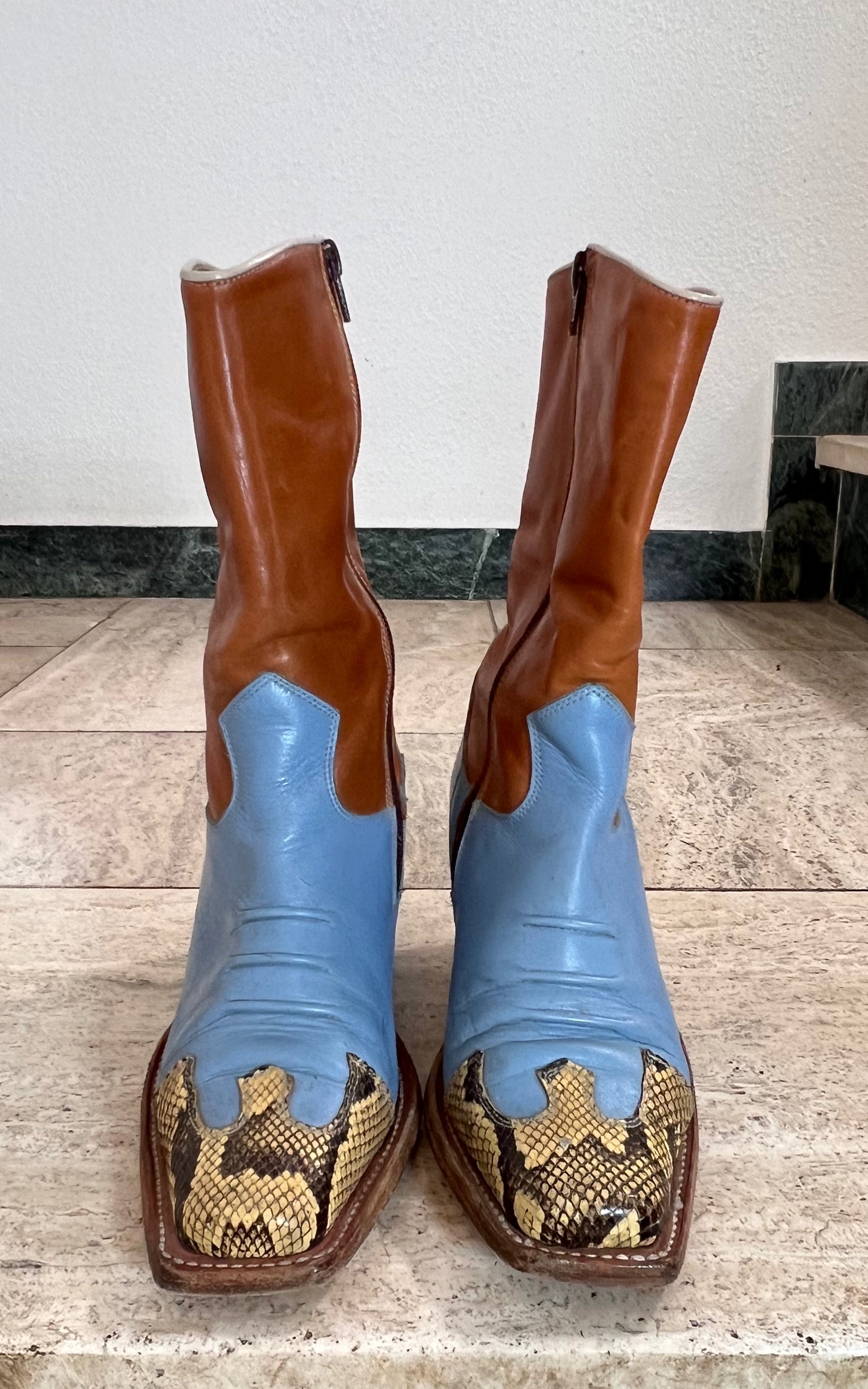 Vintage Sendra Cowboy Boots 38