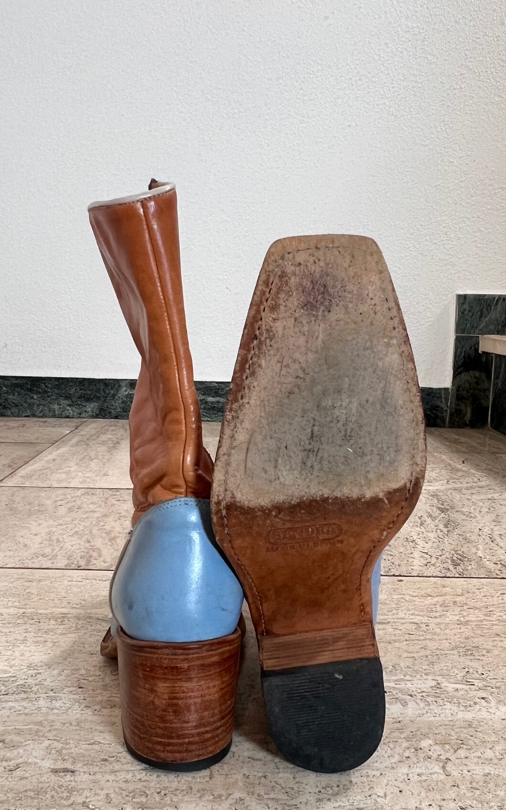 Vintage Sendra Cowboy Boots 38