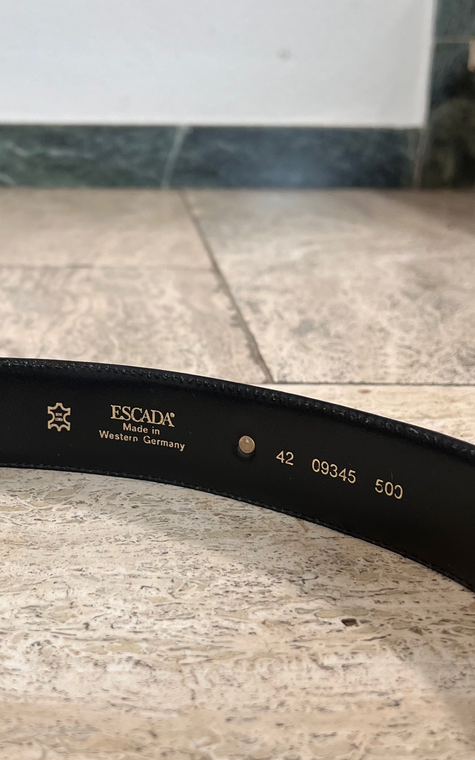 Vintage 90s Red Escada Belt