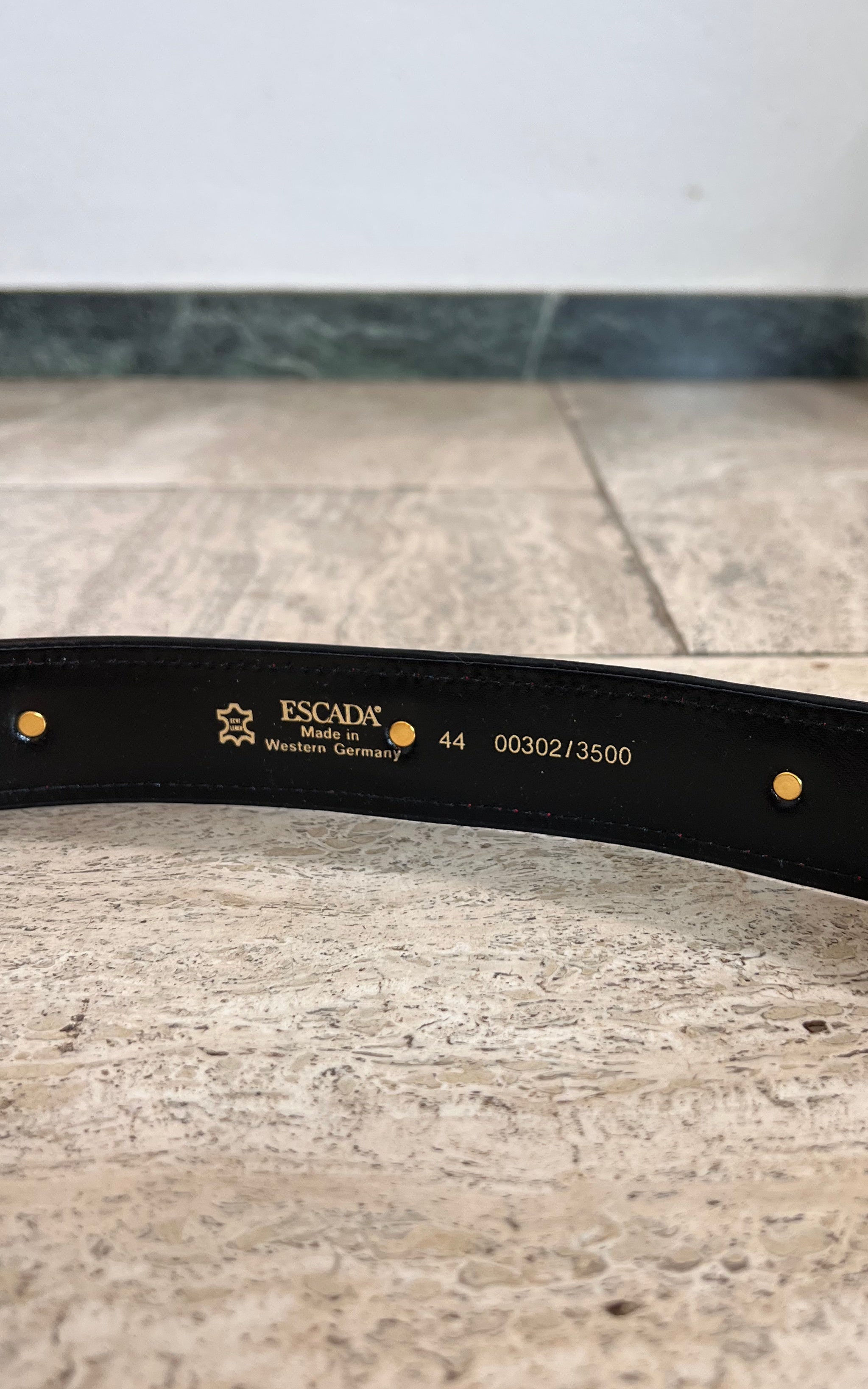 Vintage 90s Red Escada Belt