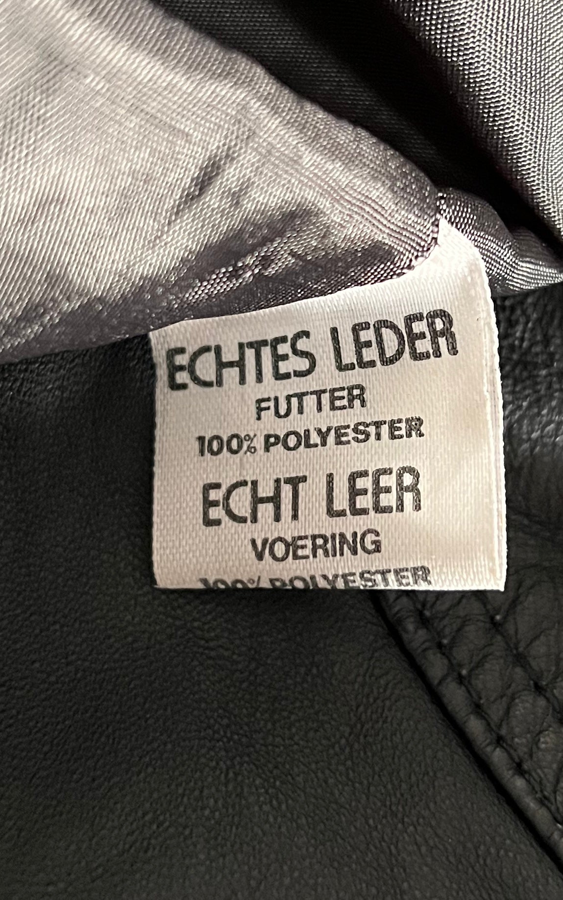 Vintage 80s Leather Dress