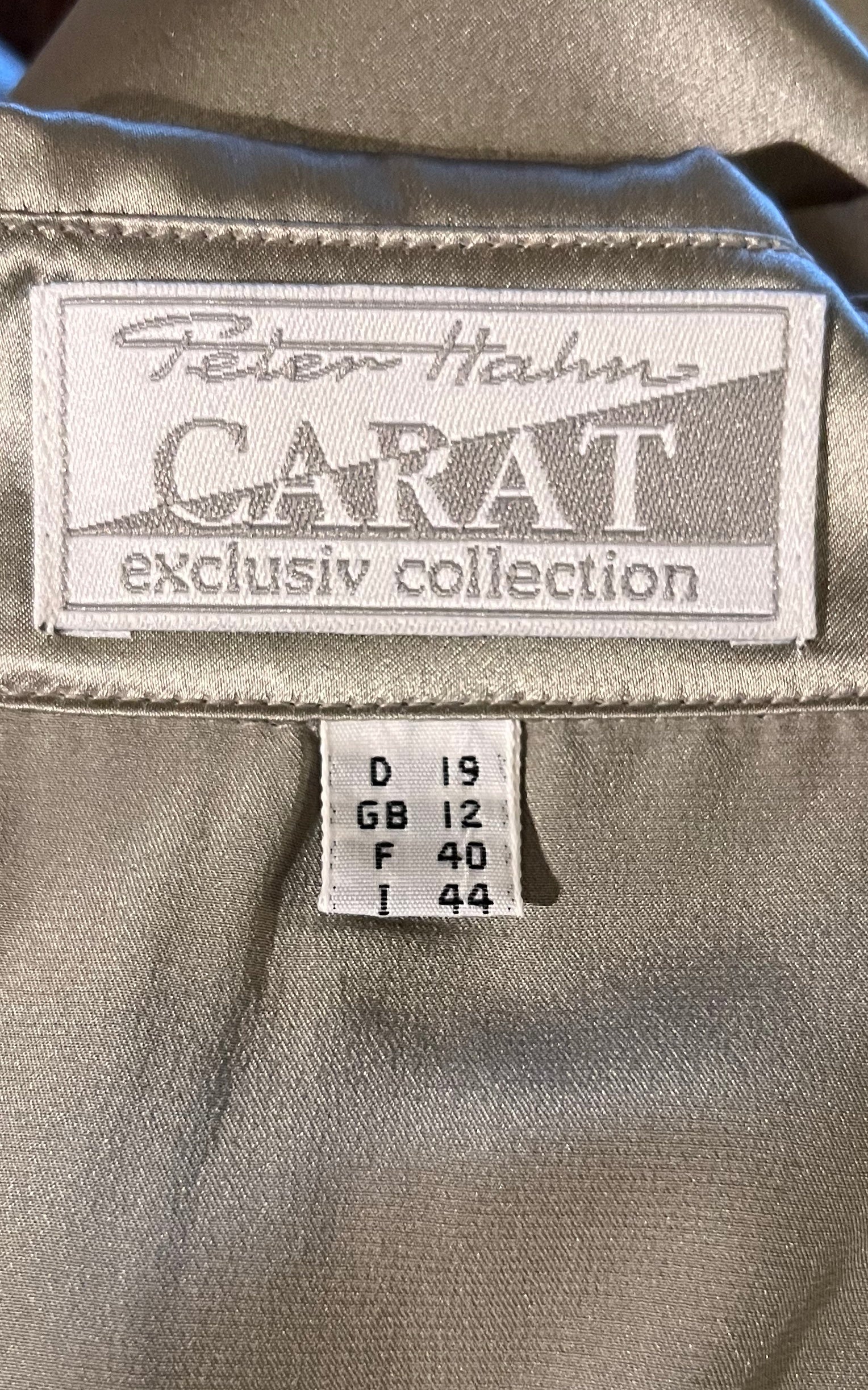 Vintage Golden Silk Dress