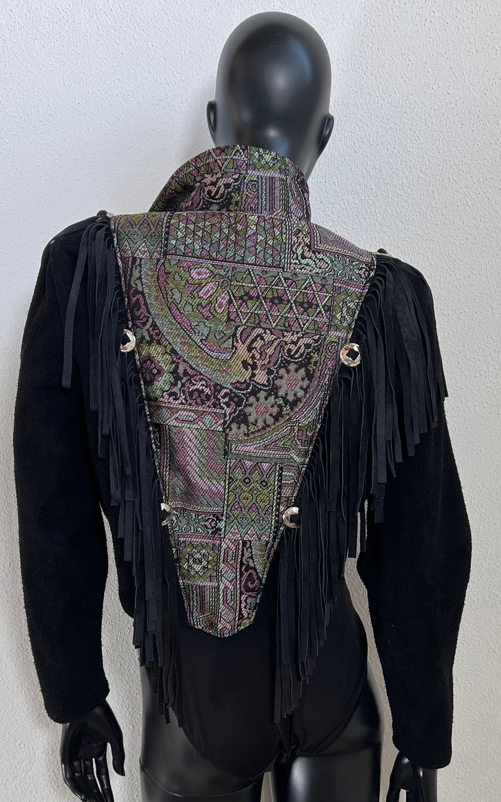 Vintage Fringed Leather Jacket