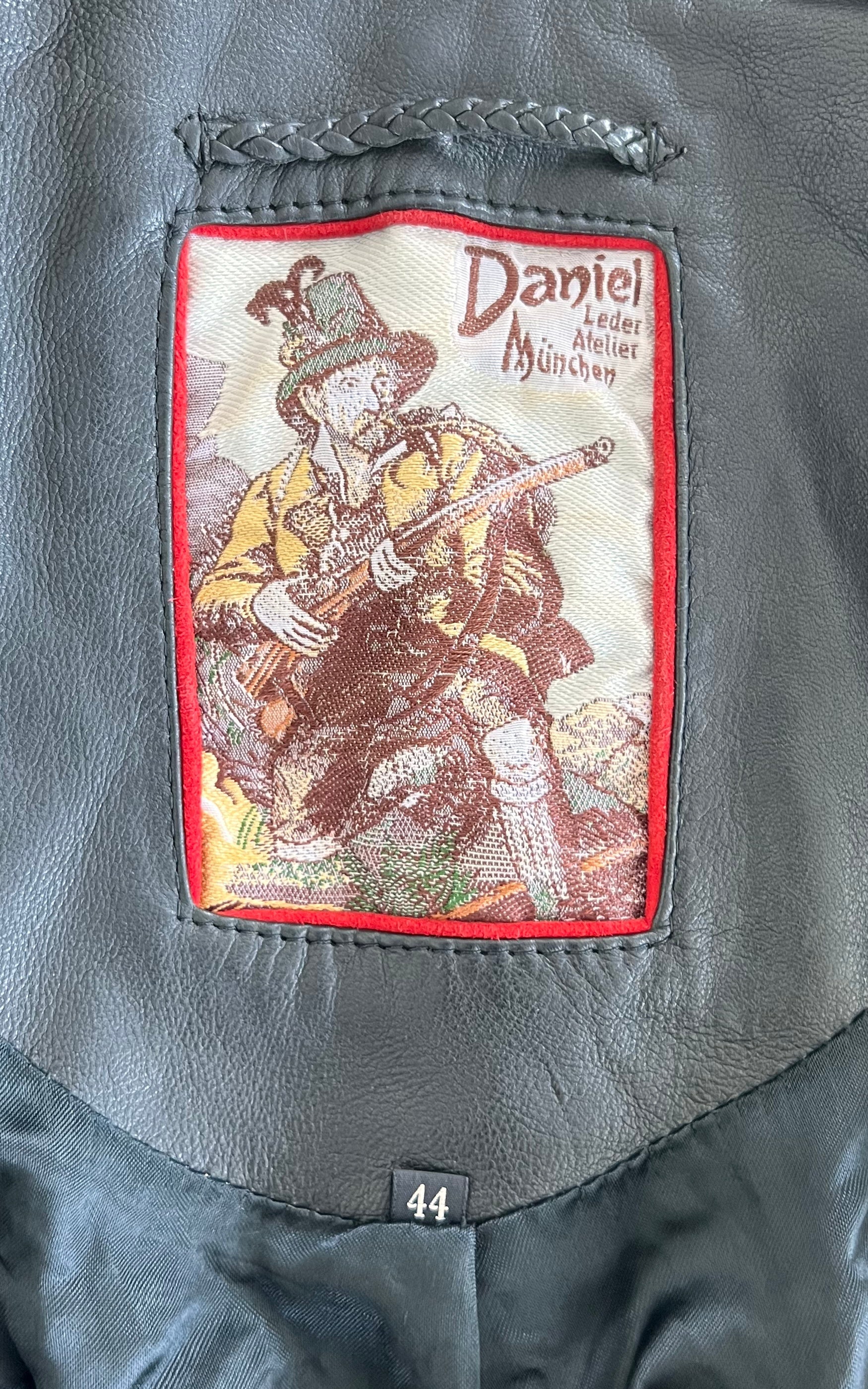 Vintage Atelier Daniel München Suede Leather Jacket
