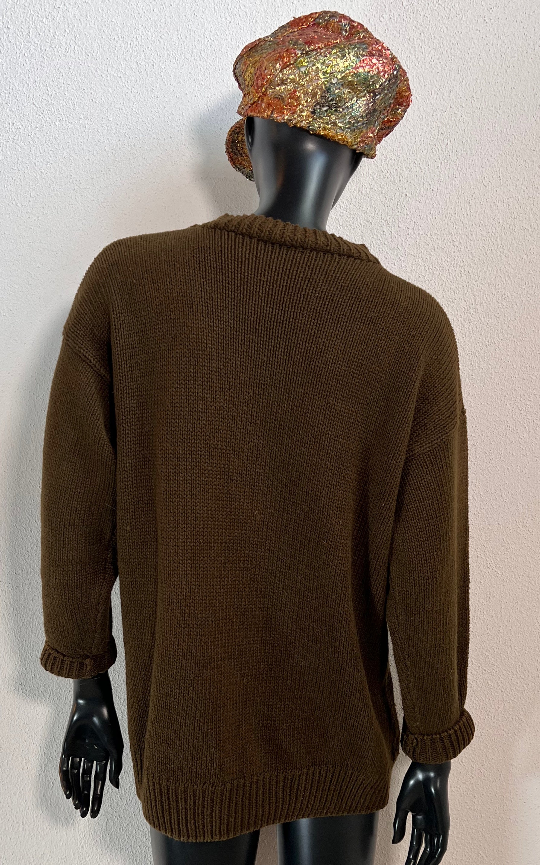 Vintage Knit Flower Jumper