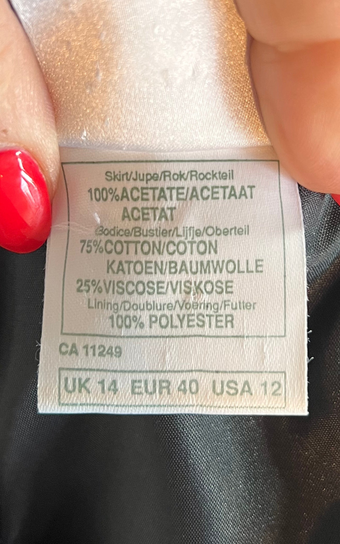 Vintage Laura Ashley Festive Taft Dress