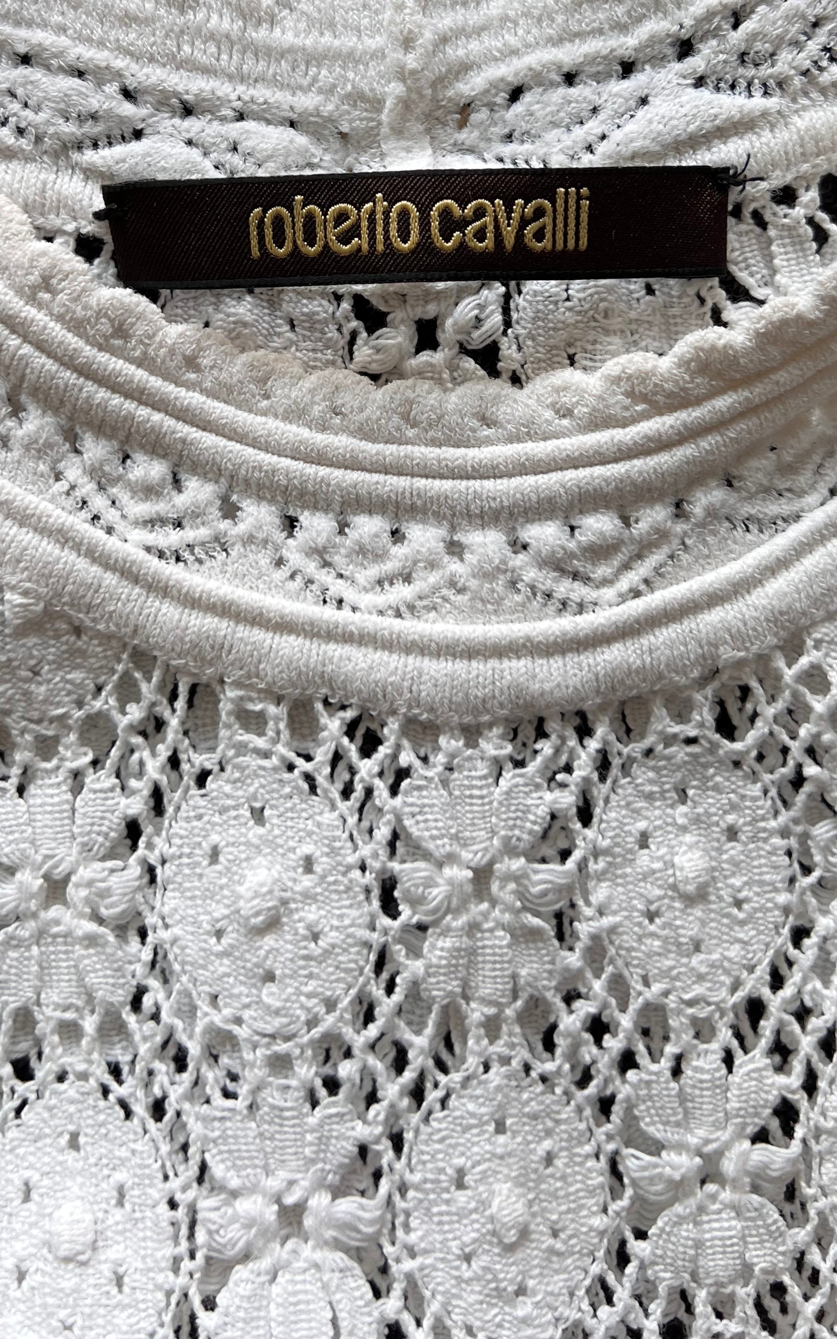 Vintage Roberto Cavalli Crochet Dress