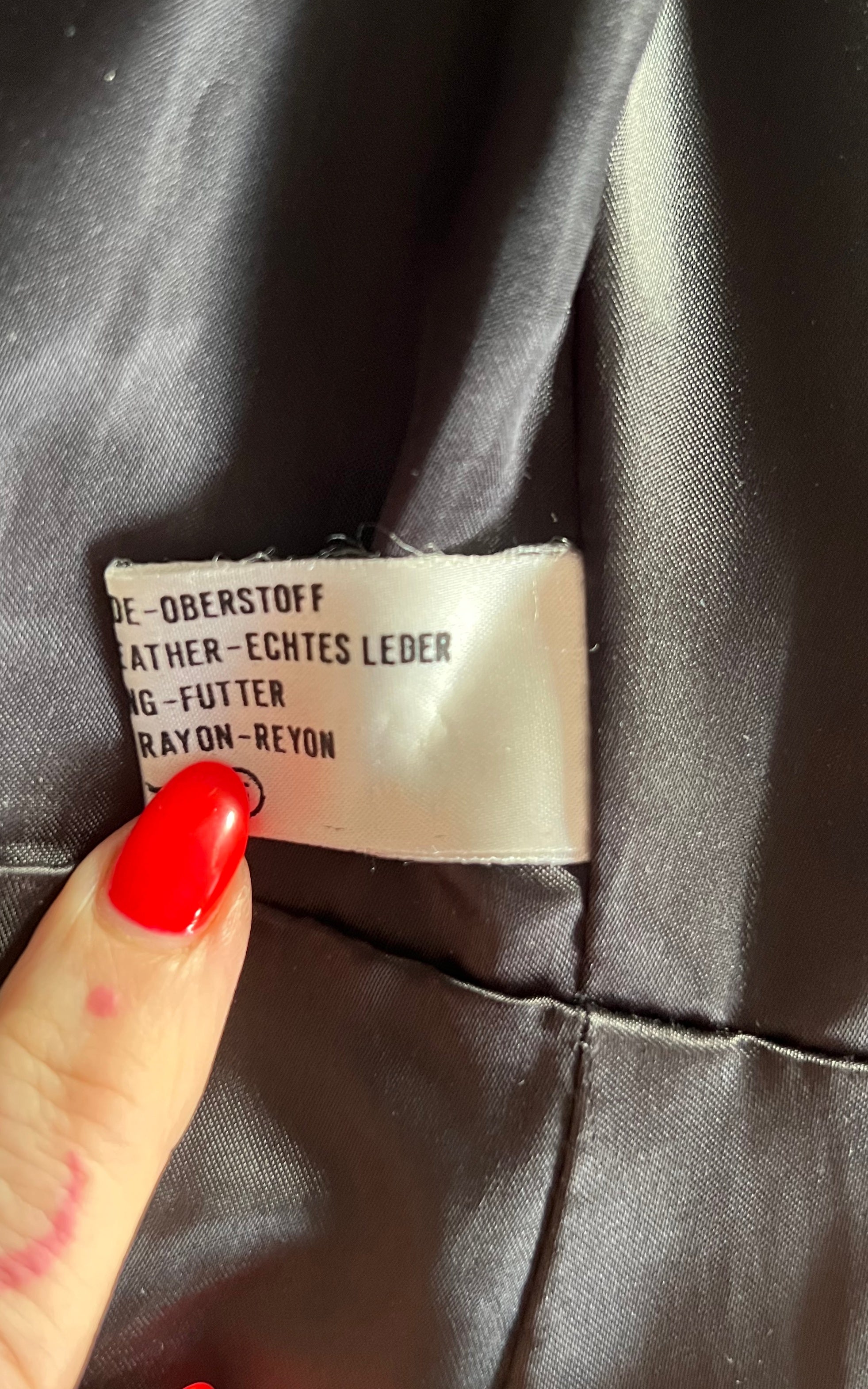 Vintage 70s Black Leathercoat