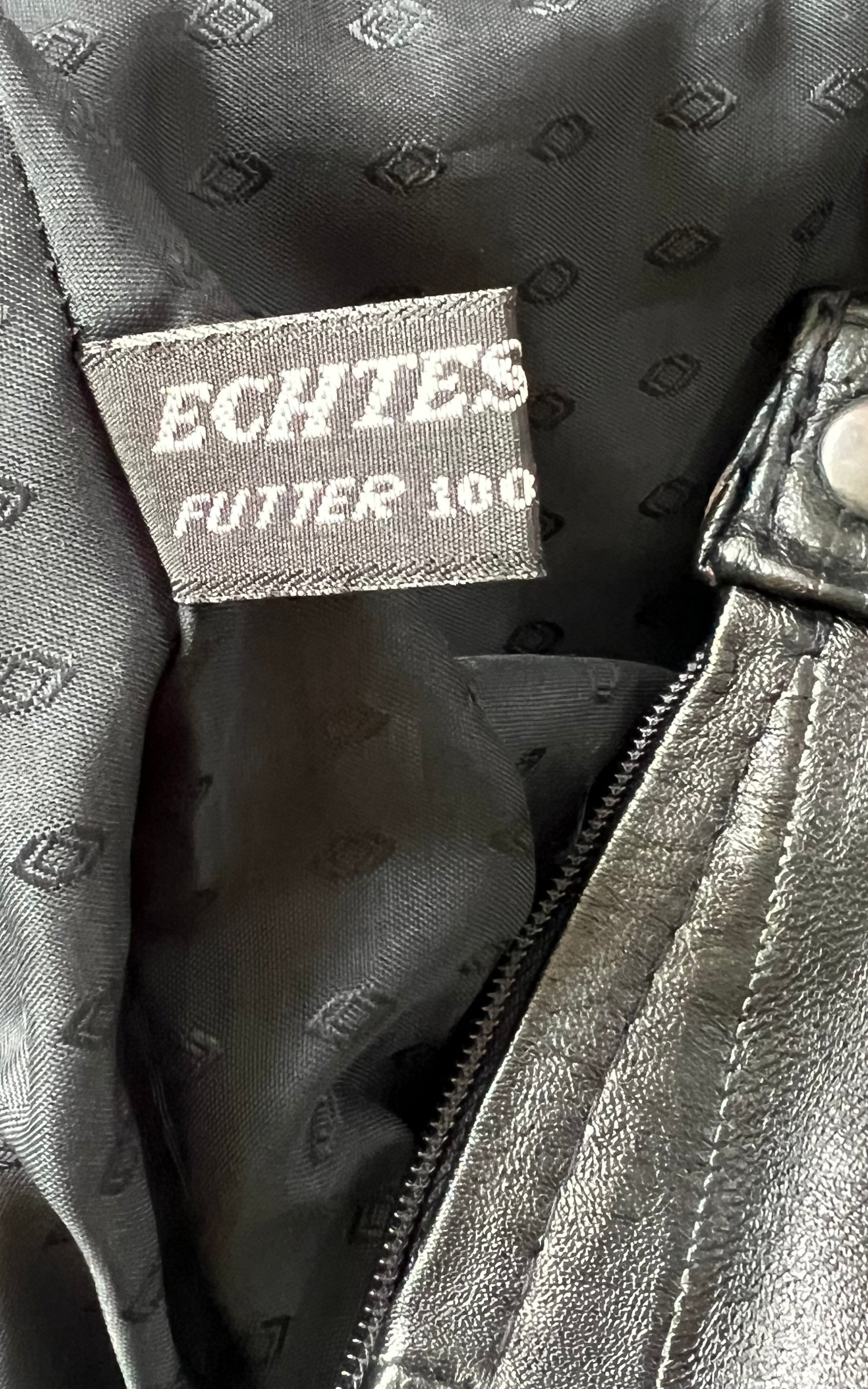 Vintage Leather Mini Skirt